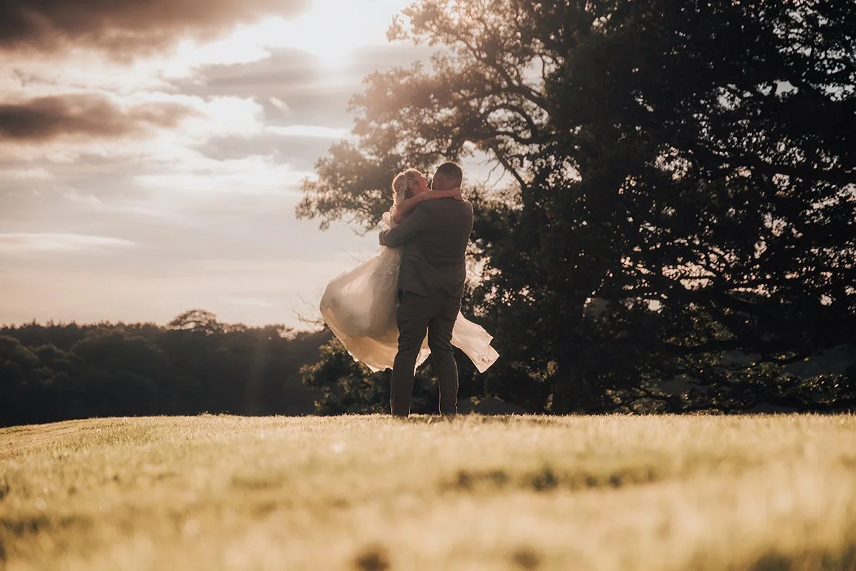 Wedding photography in the grounds of The River Manor, Dolphinholme