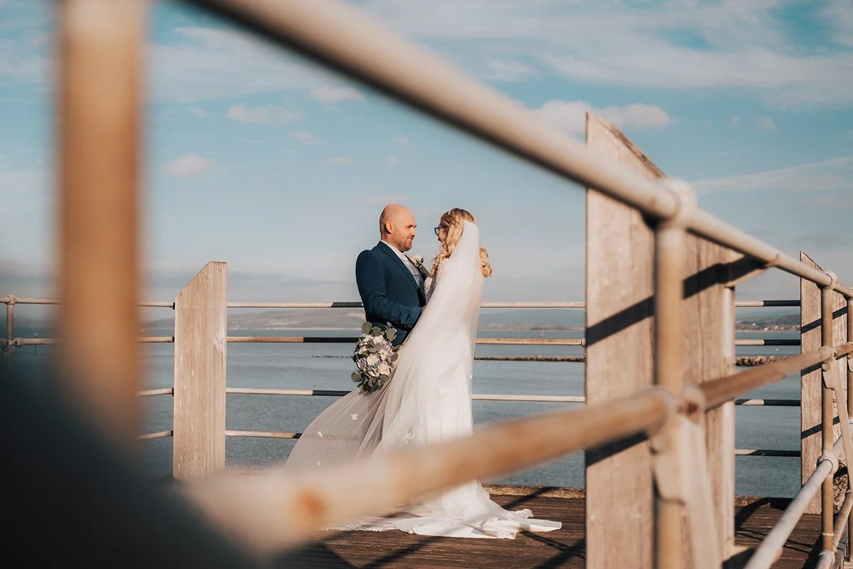 Natural winter wedding photography