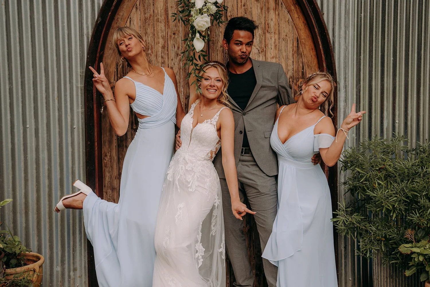Natural Ashfield House wedding photograph