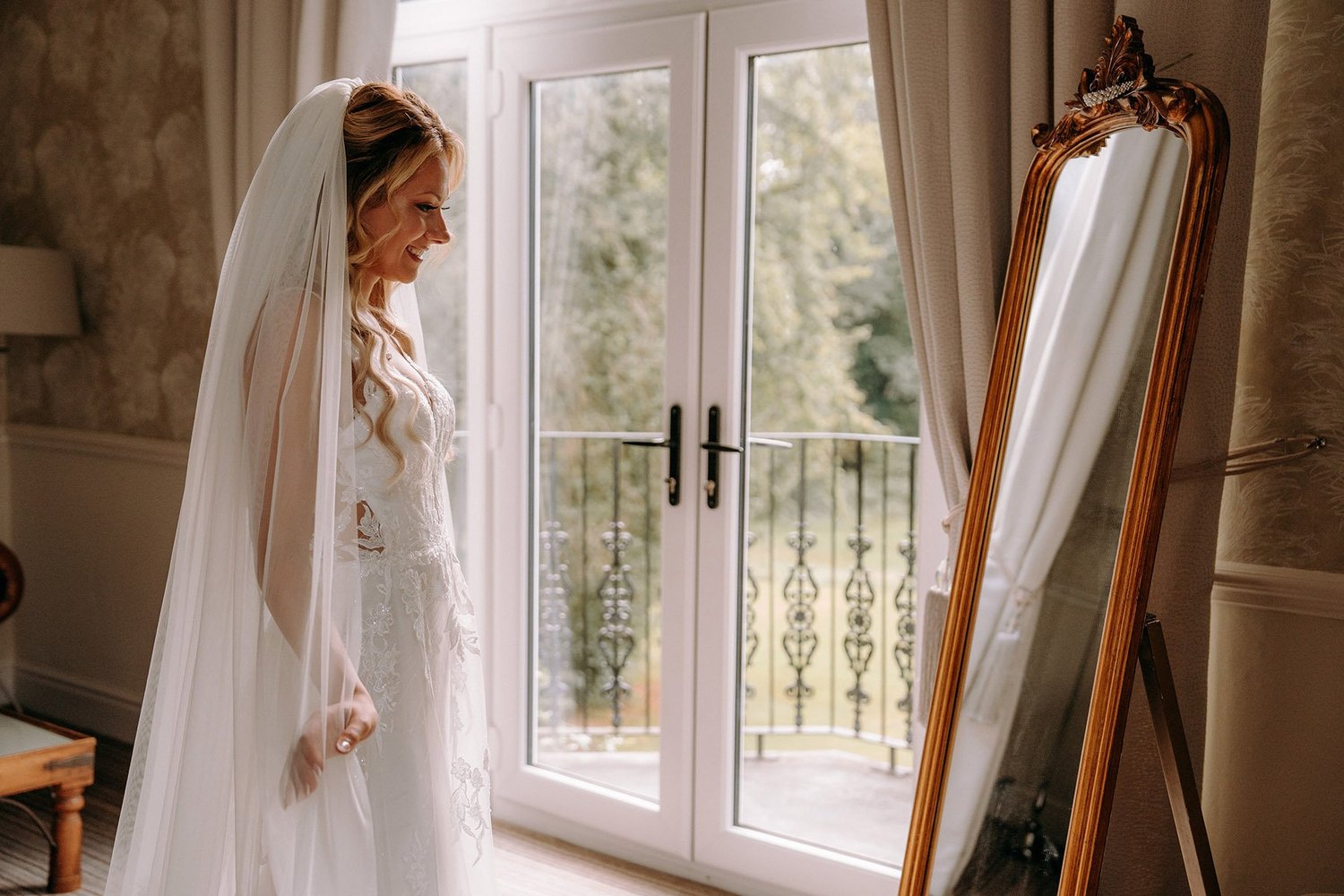 Wedding ceremony at Ashfield House Standish
