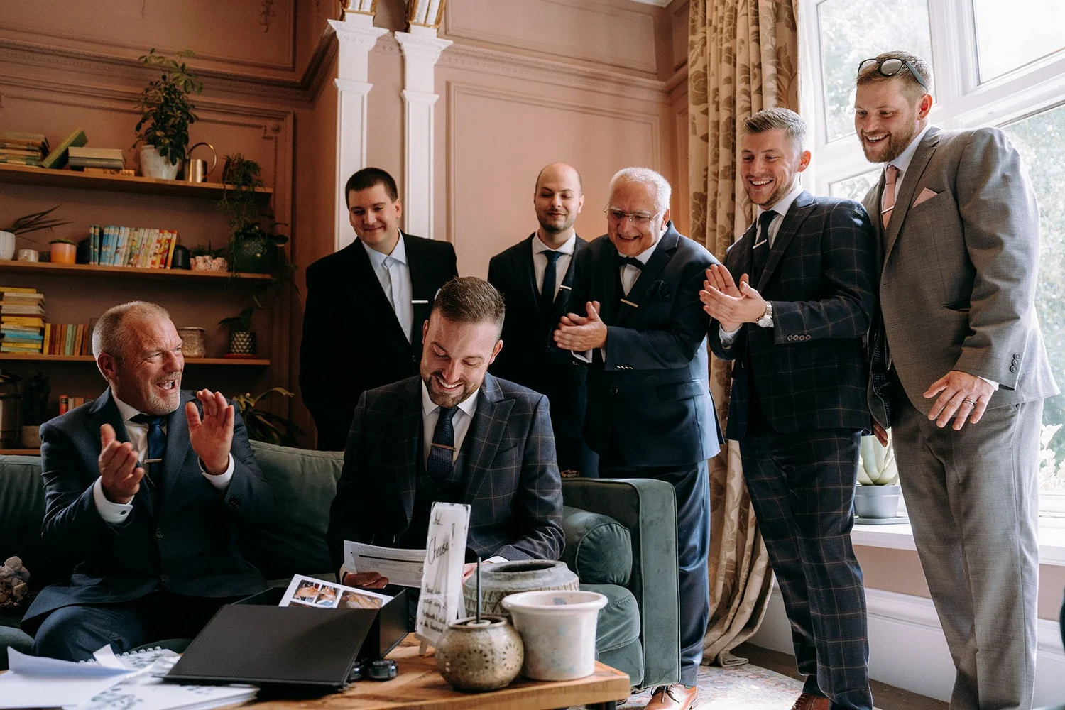 Documentary wedding photography at Ashfield House