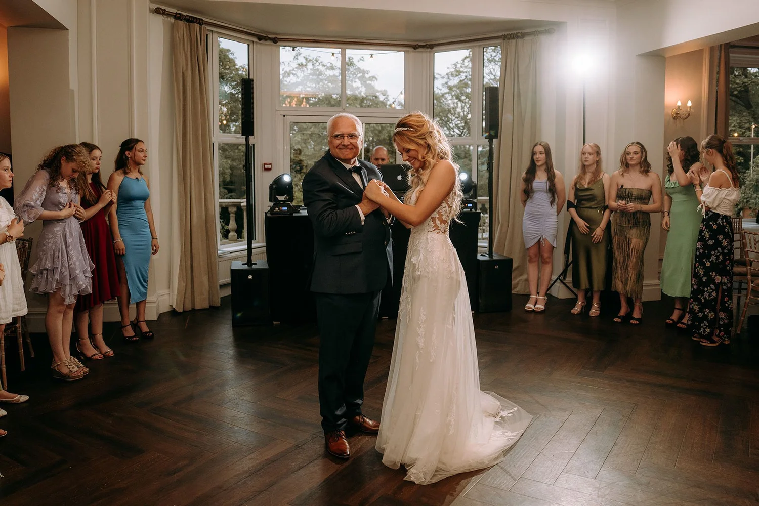 Guests enjoying an Ashfield House wedding