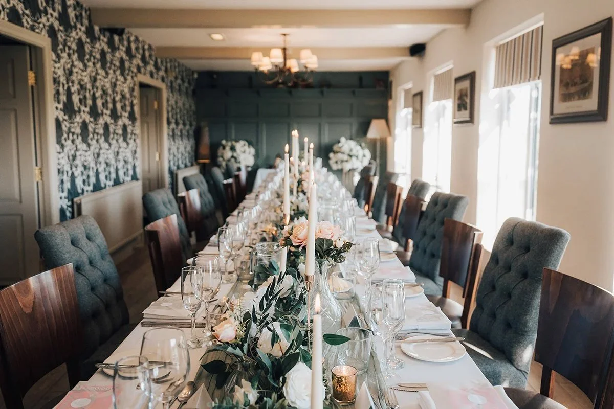 Wedding guests at Pyes Mill