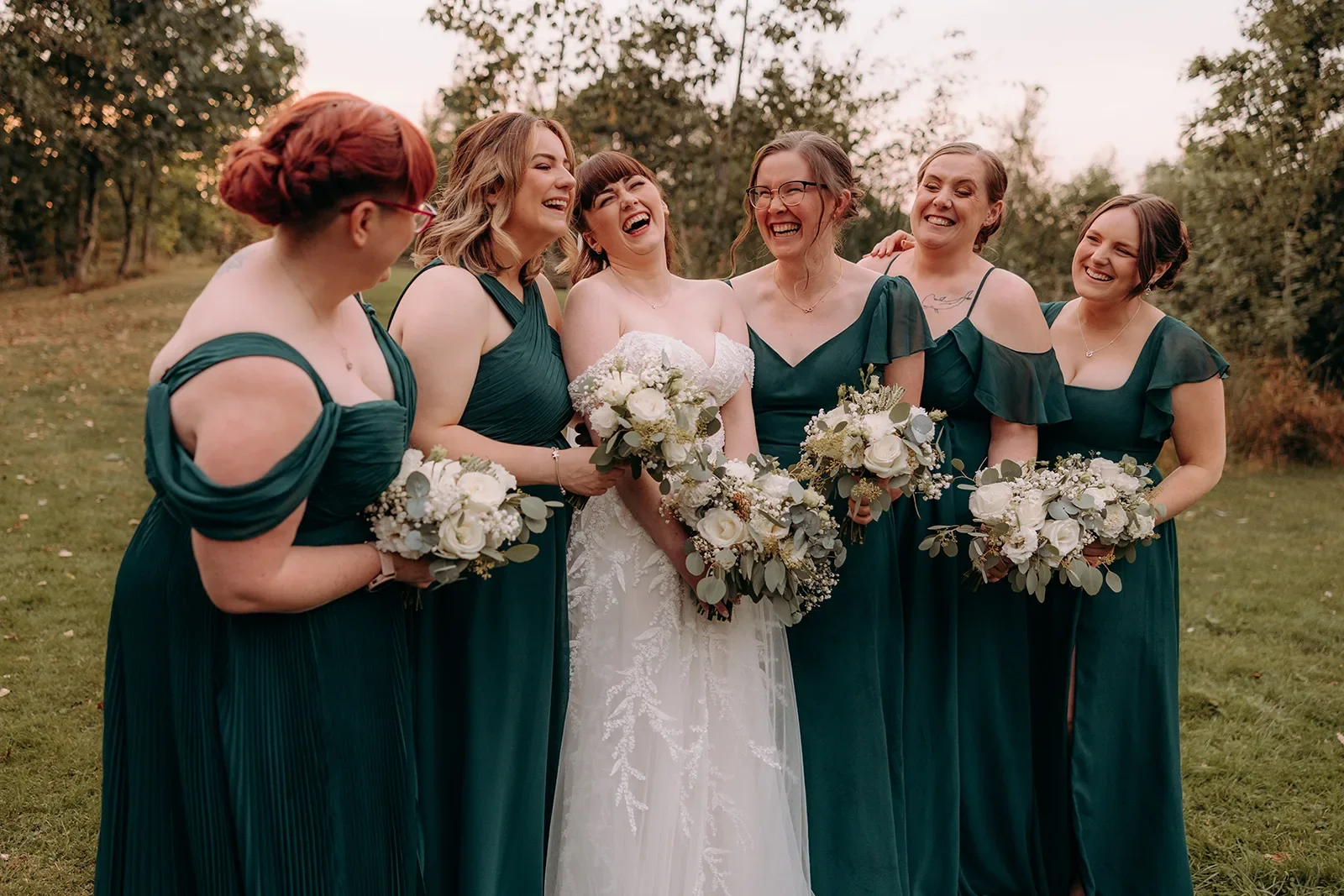 Natural outdoor wedding photography