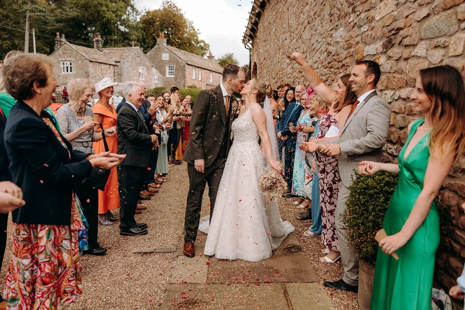 Wedding preparations at Browsholme Hall