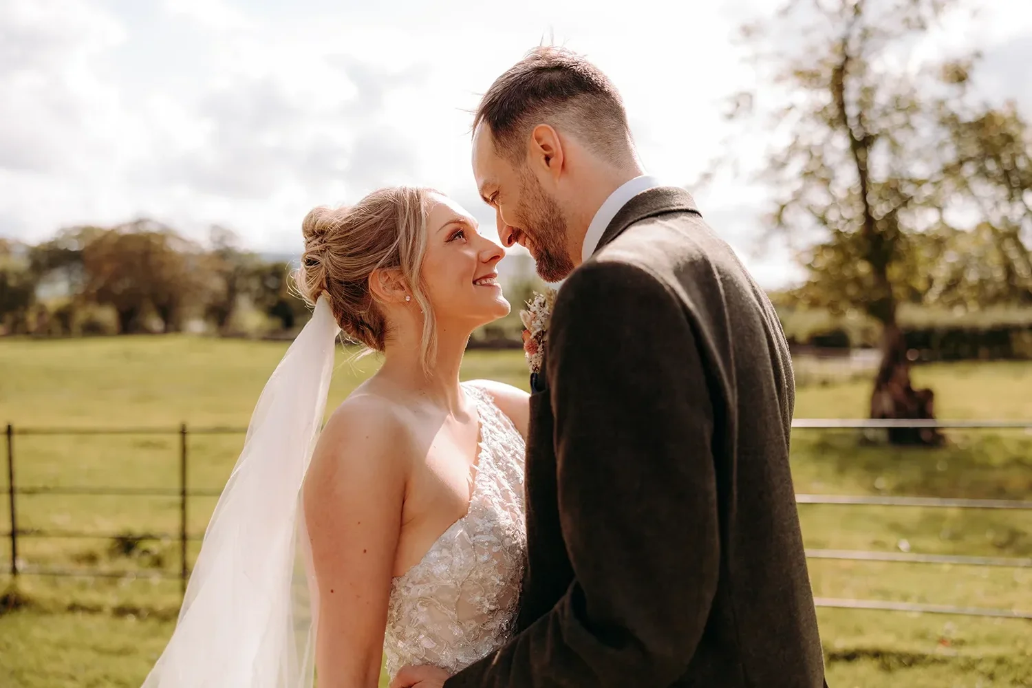 Relaxed wedding photography in the Forest of Bowland