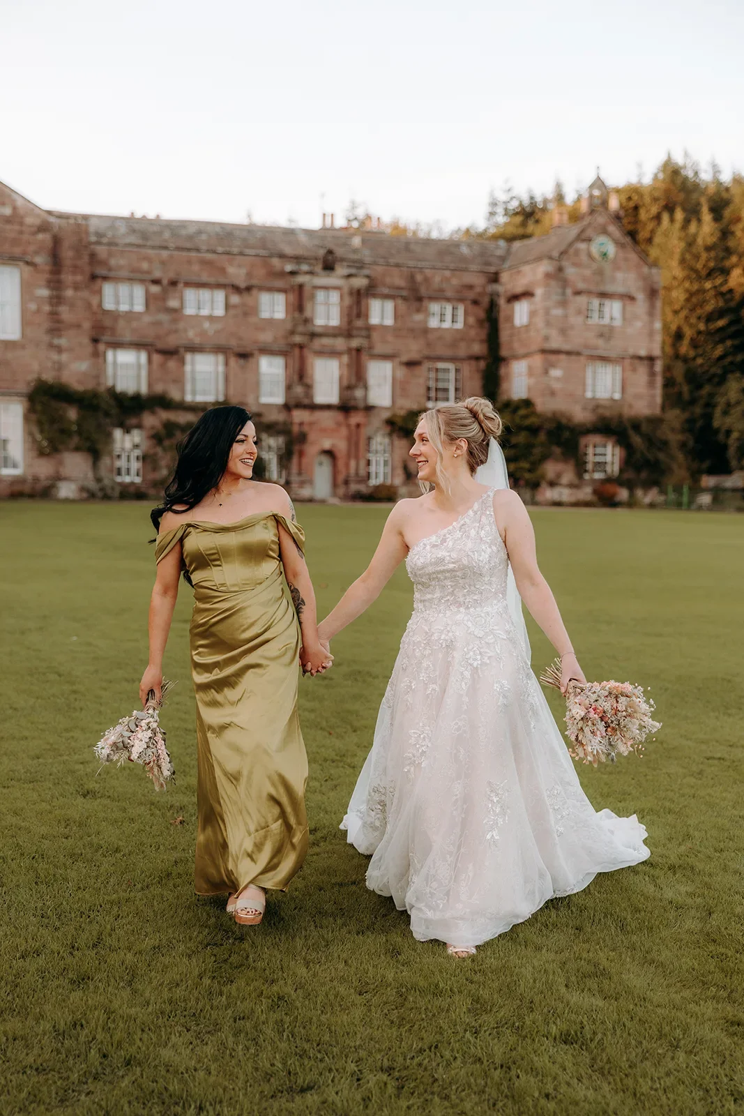 Browsholme Hall wedding guests