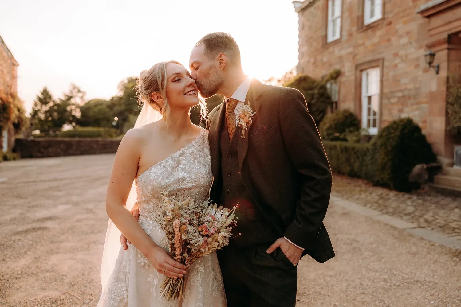 Relaxed Browsholme Hall wedding photography