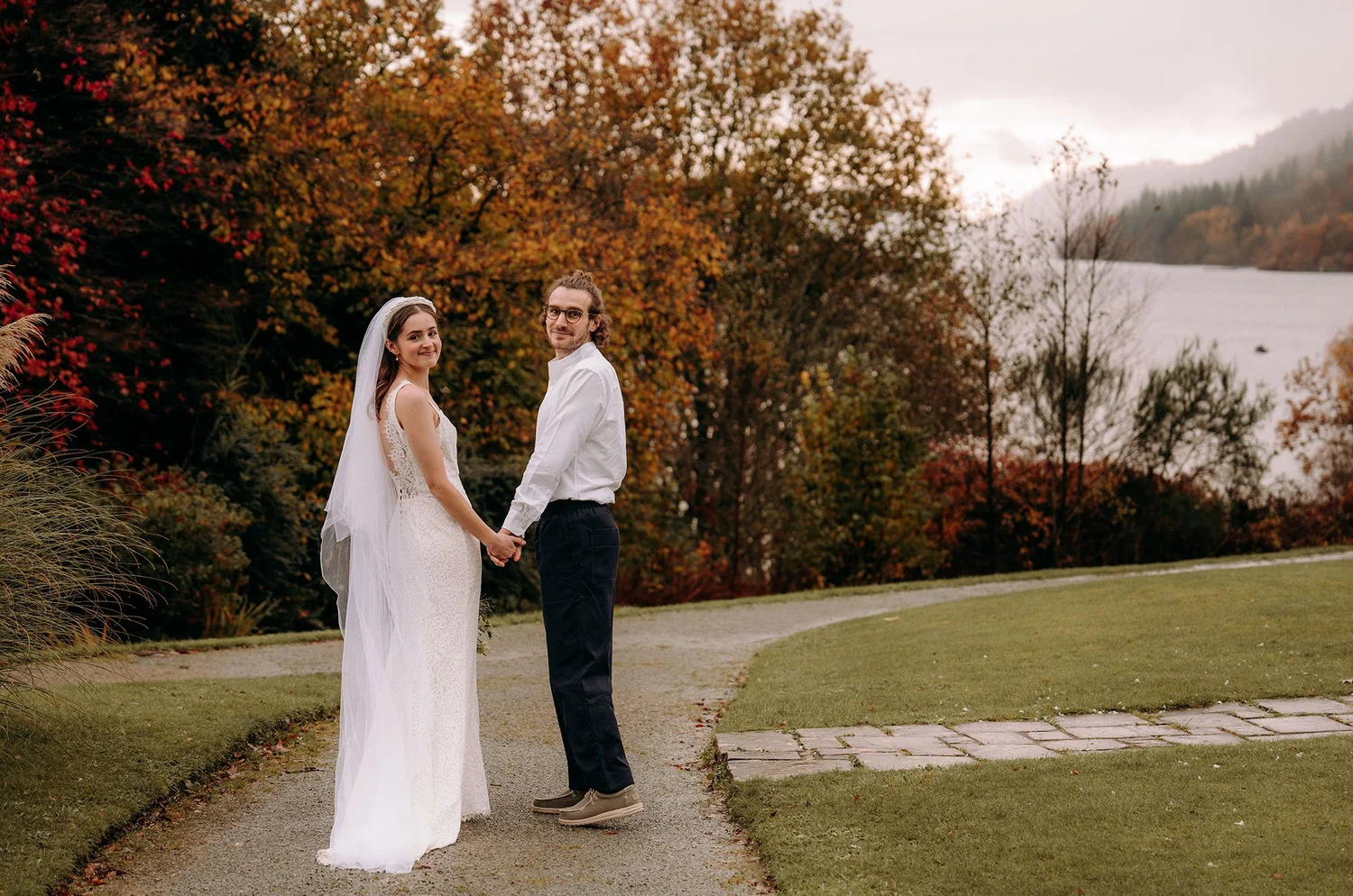 Confetti at a Cragwood wedding