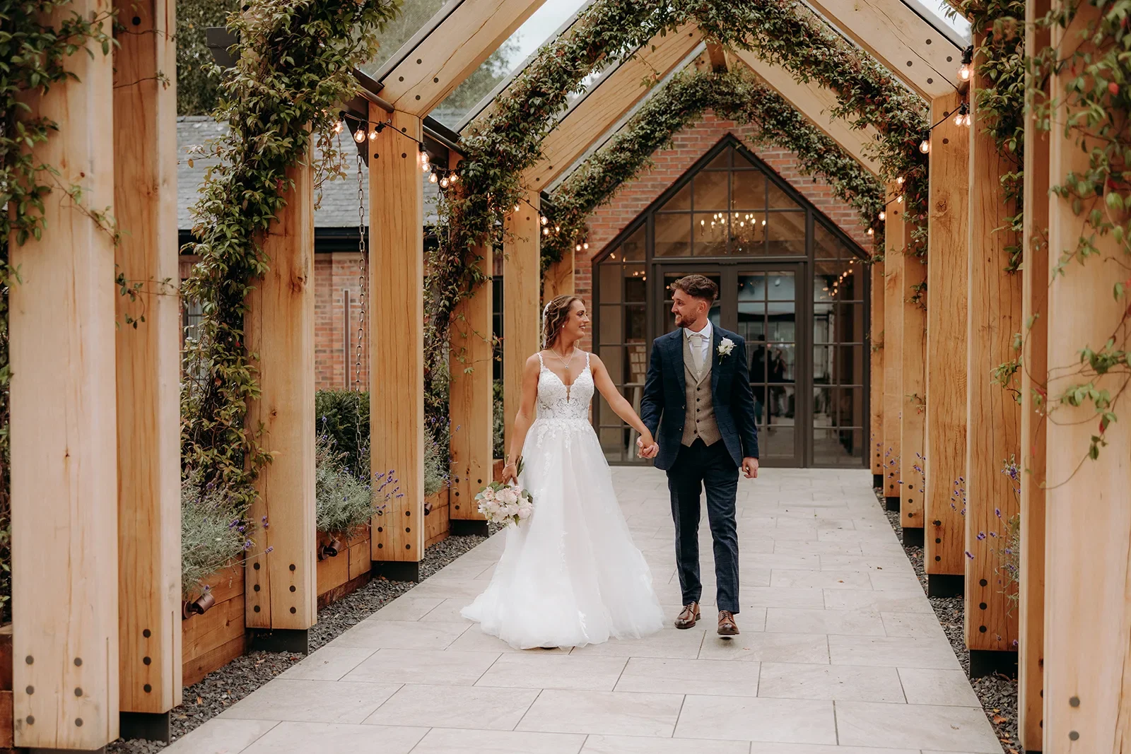 Molly and Nathan at their Bartle Hall Wedding