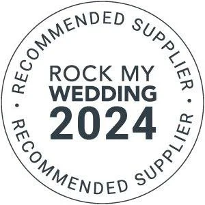 Rock My Wedding recommended supplier badge