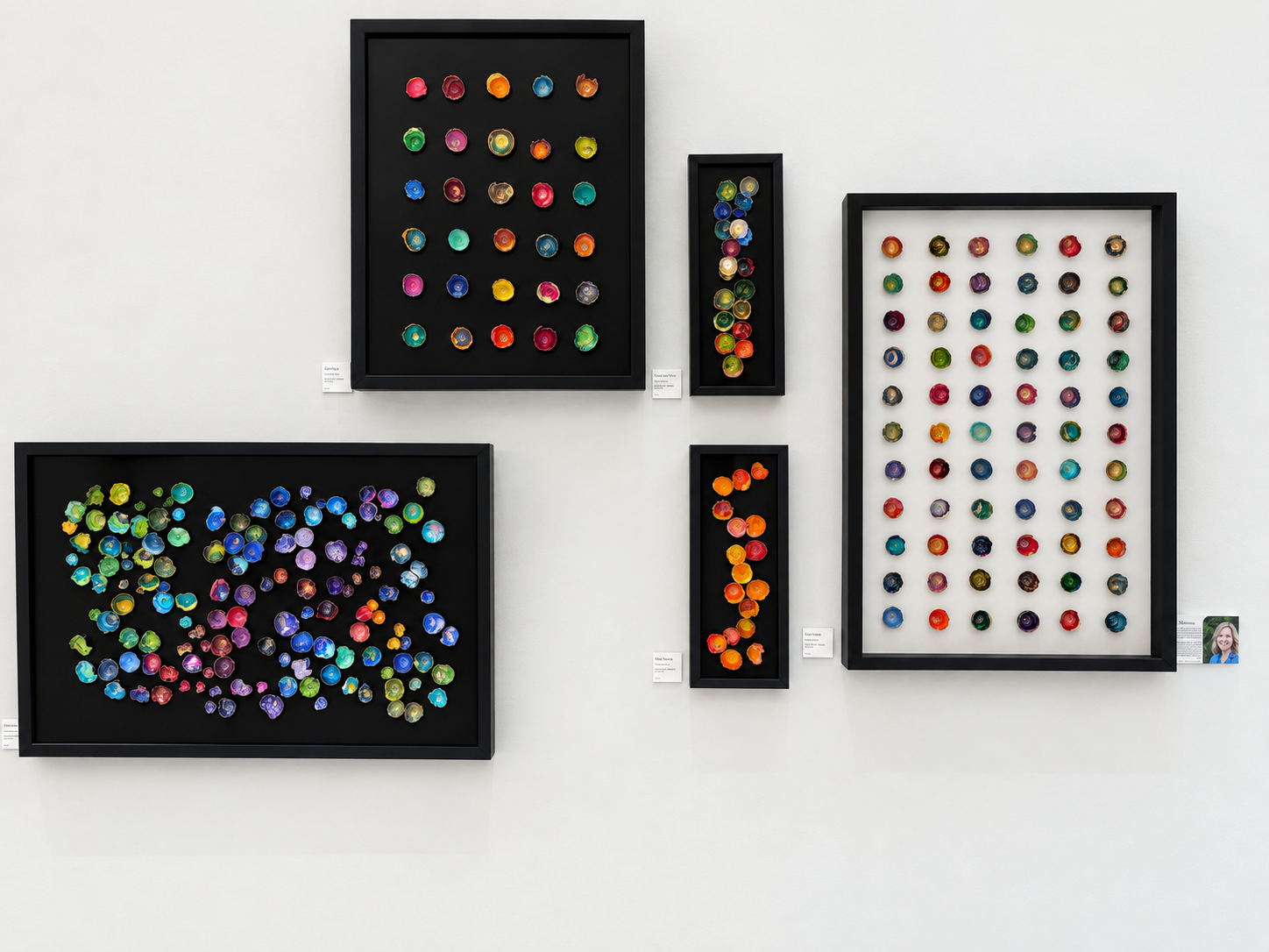 This collection of sculptural eggshell reliefs explores transformation, imperfection, and the beauty of repair through the Japanese philosophy of kintsugi. Fragile eggshells, symbols of beginnings, vulnerability, and renewal, are transformed into ric