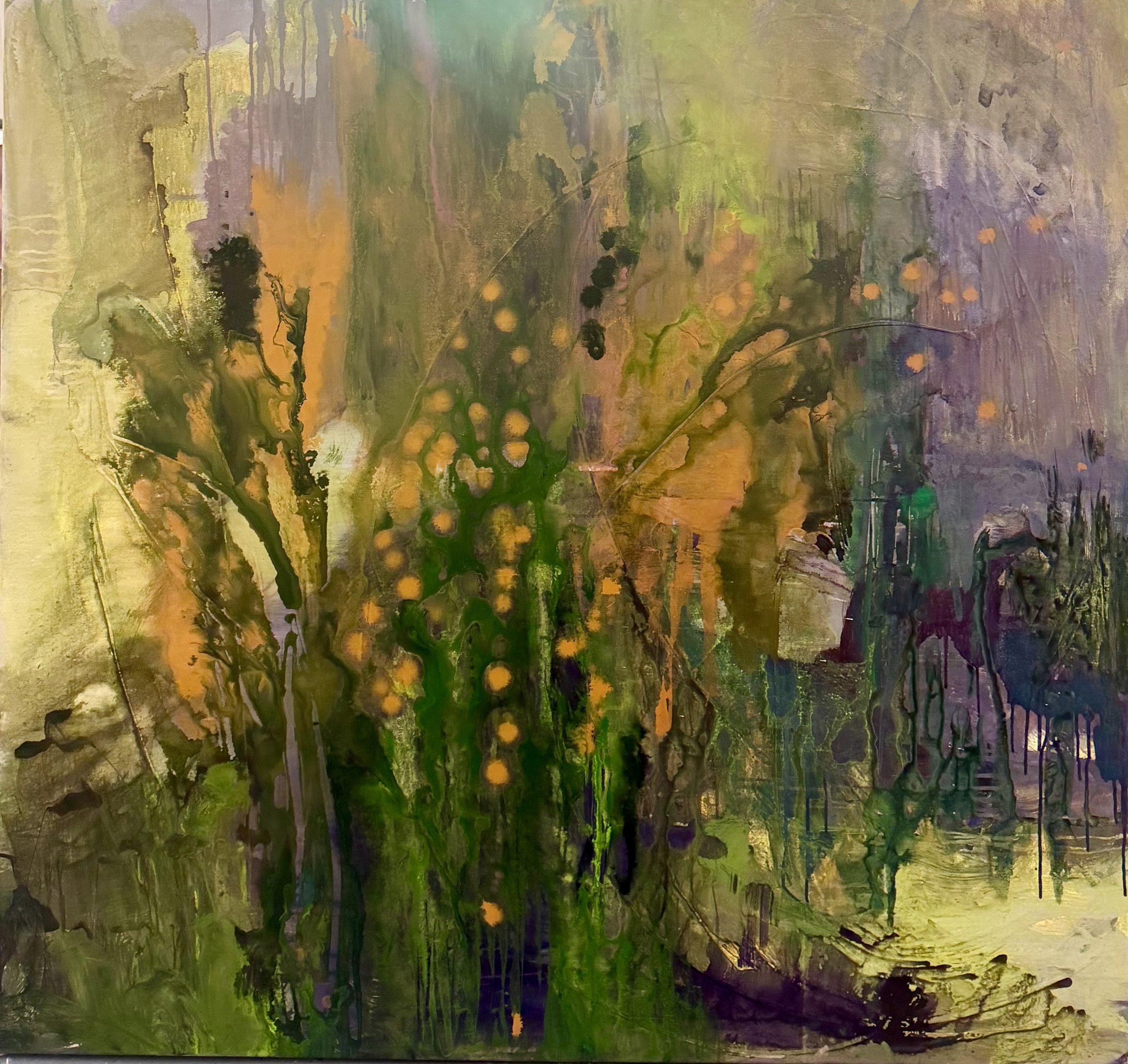 Toward The Unseen
 48 x 48 – Acrylic 