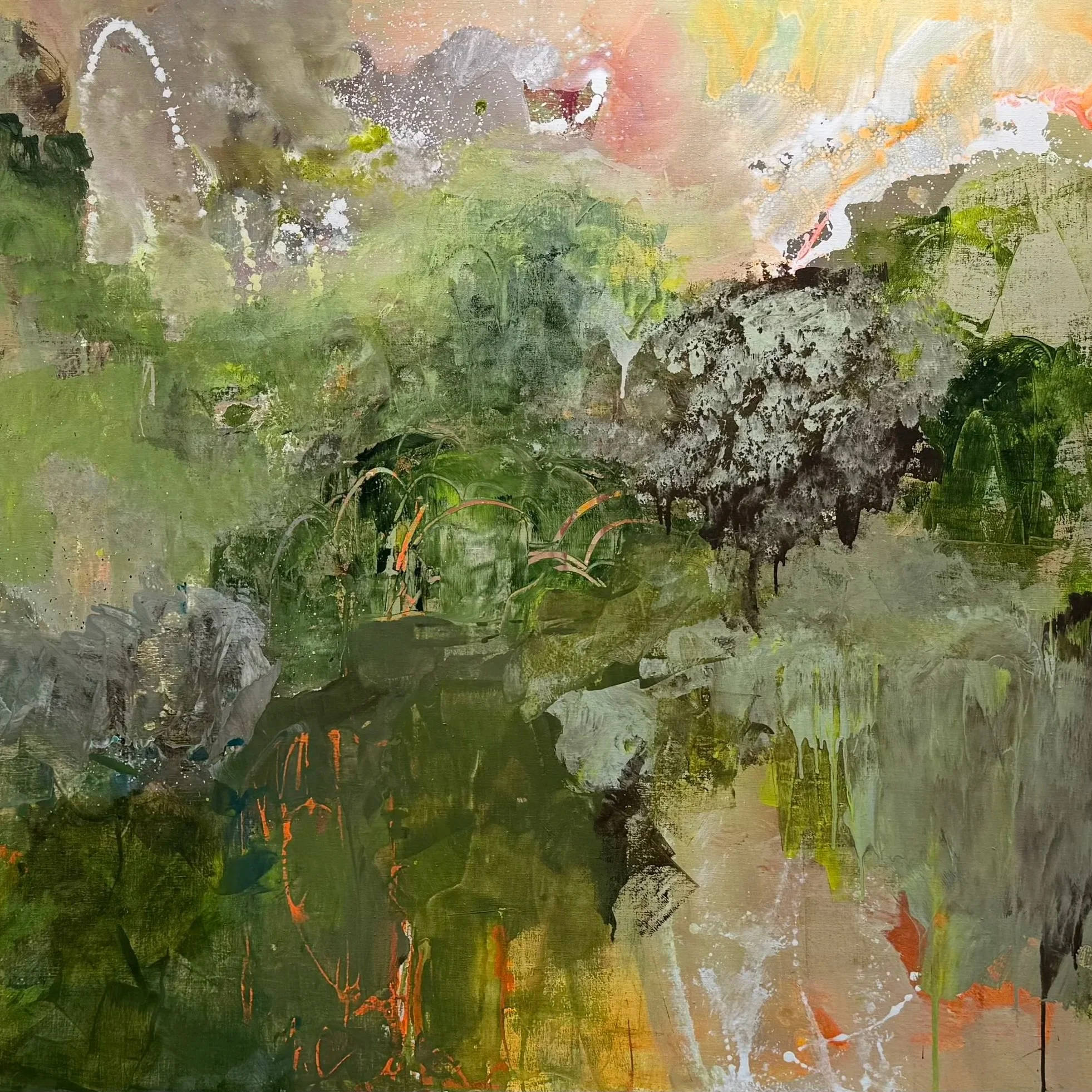 Volcanic Wood
 48 x 60 - Acrylic
 $5,000