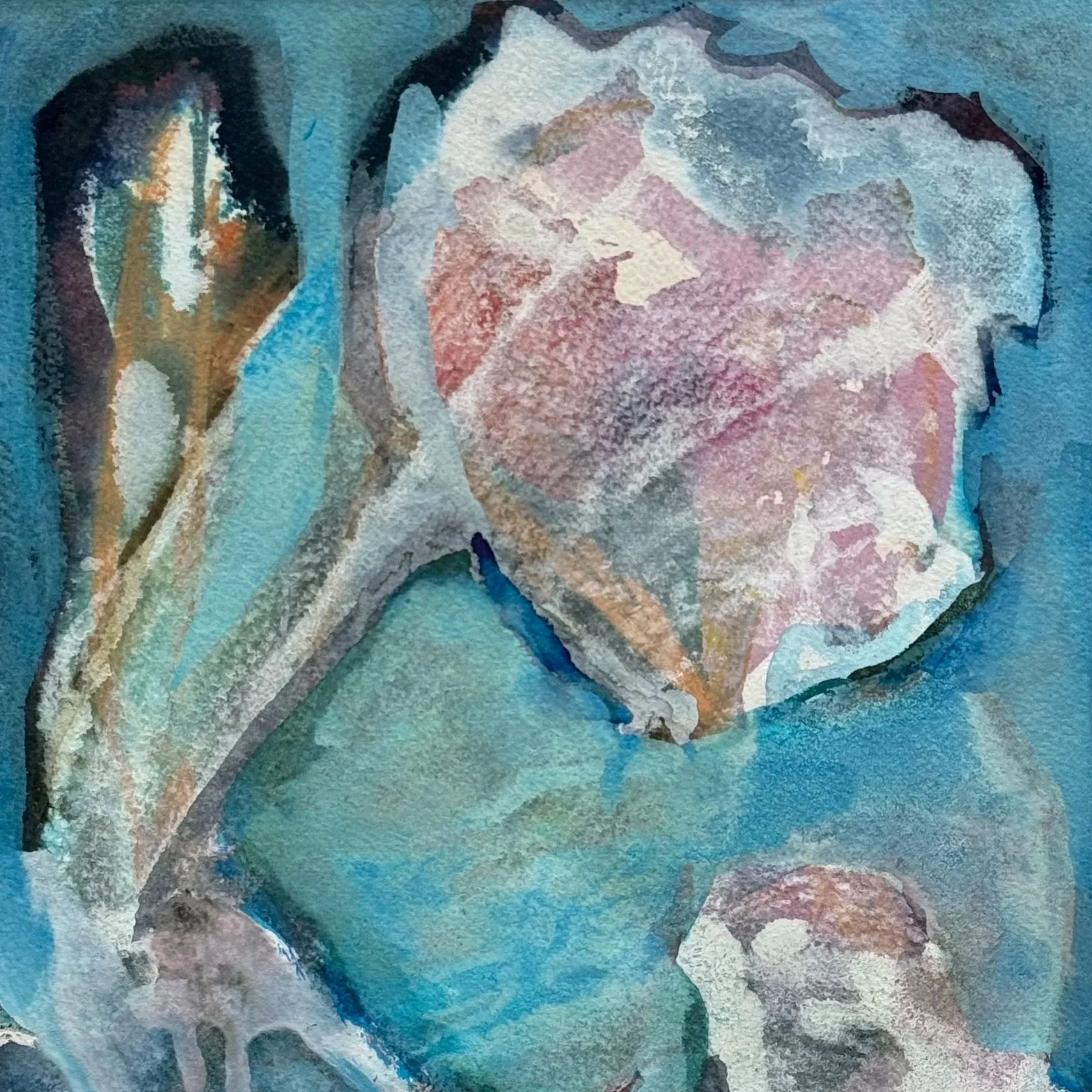Garden Fugue
 9.75 x 7.75 - Acrylic and Ink