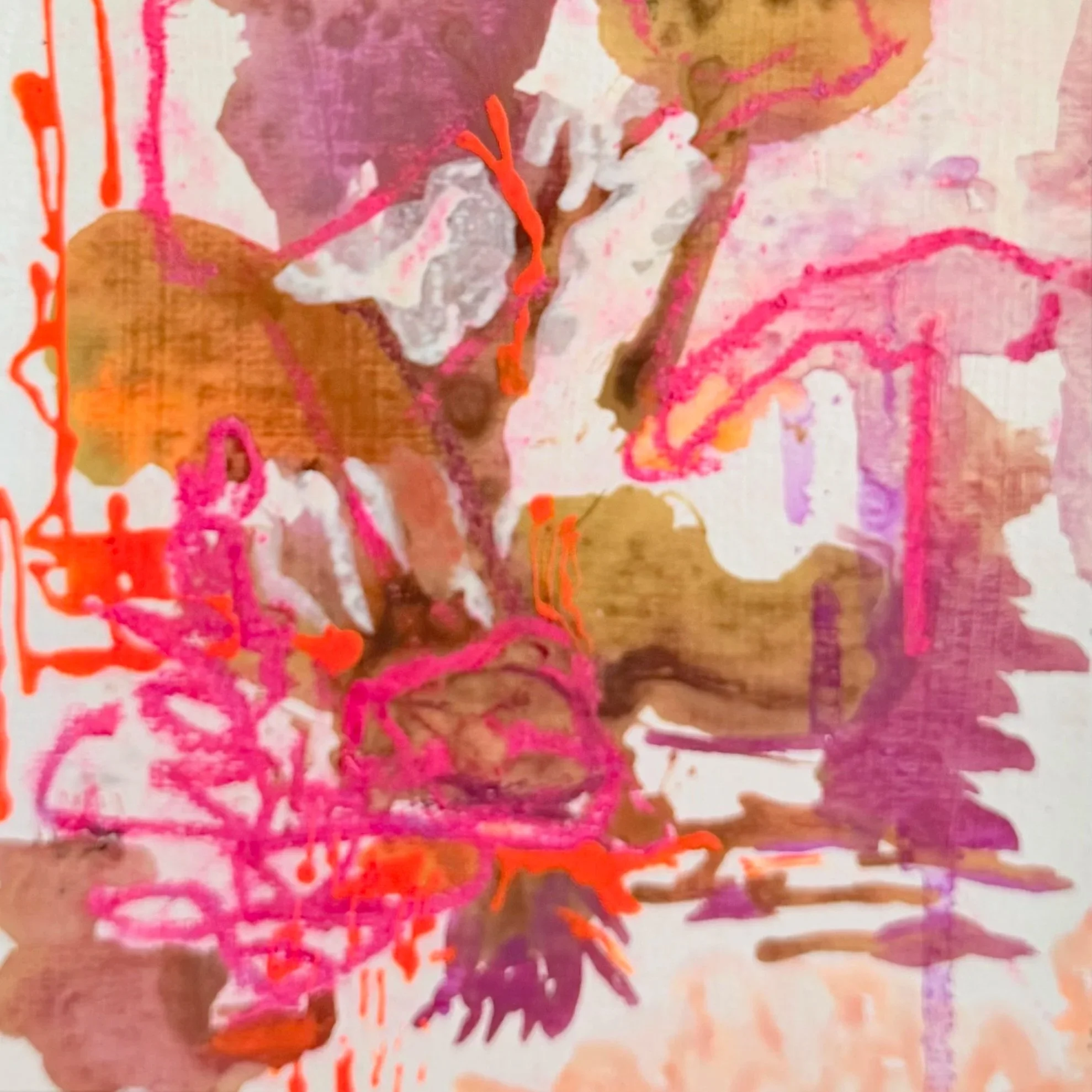 Psilocybin Delight
 10 x 8 - Acrylic and Pastel