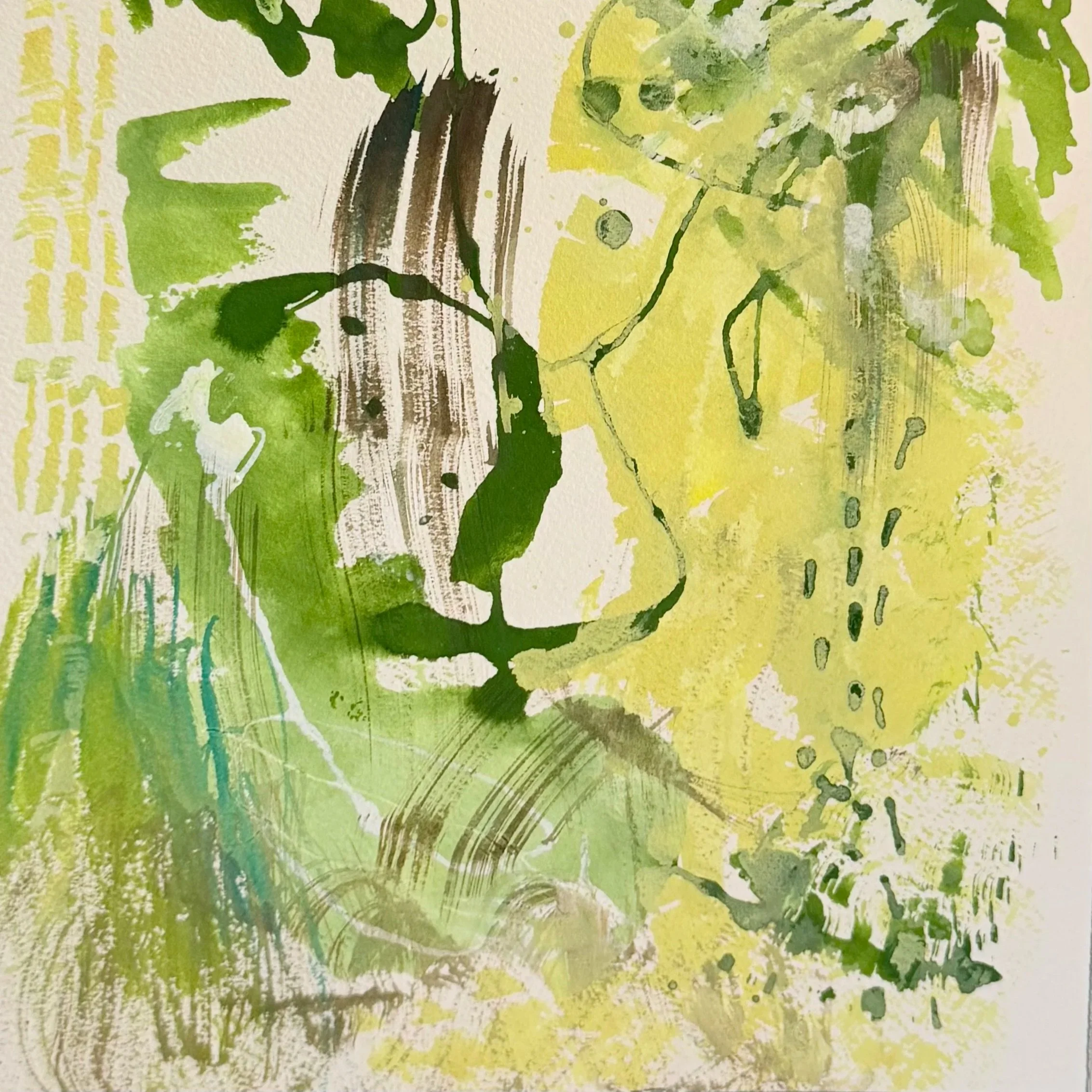 Early Spring
 10 x 8 - Acrylic and Ink