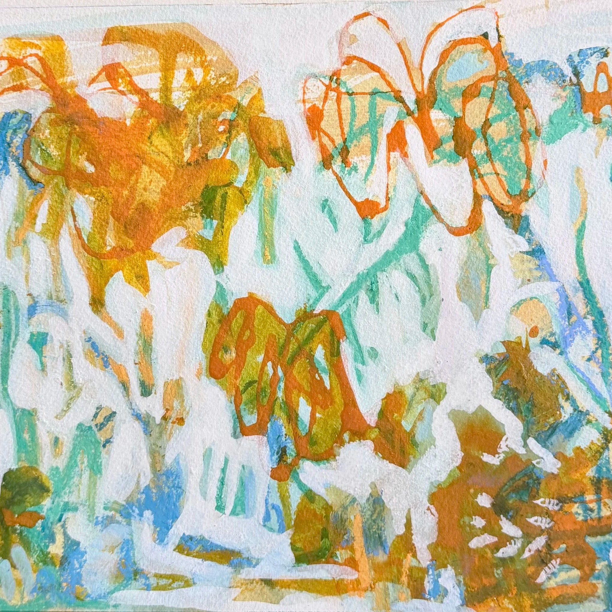 Garden of Delight
 8 x 10 - Acrylic and Ink