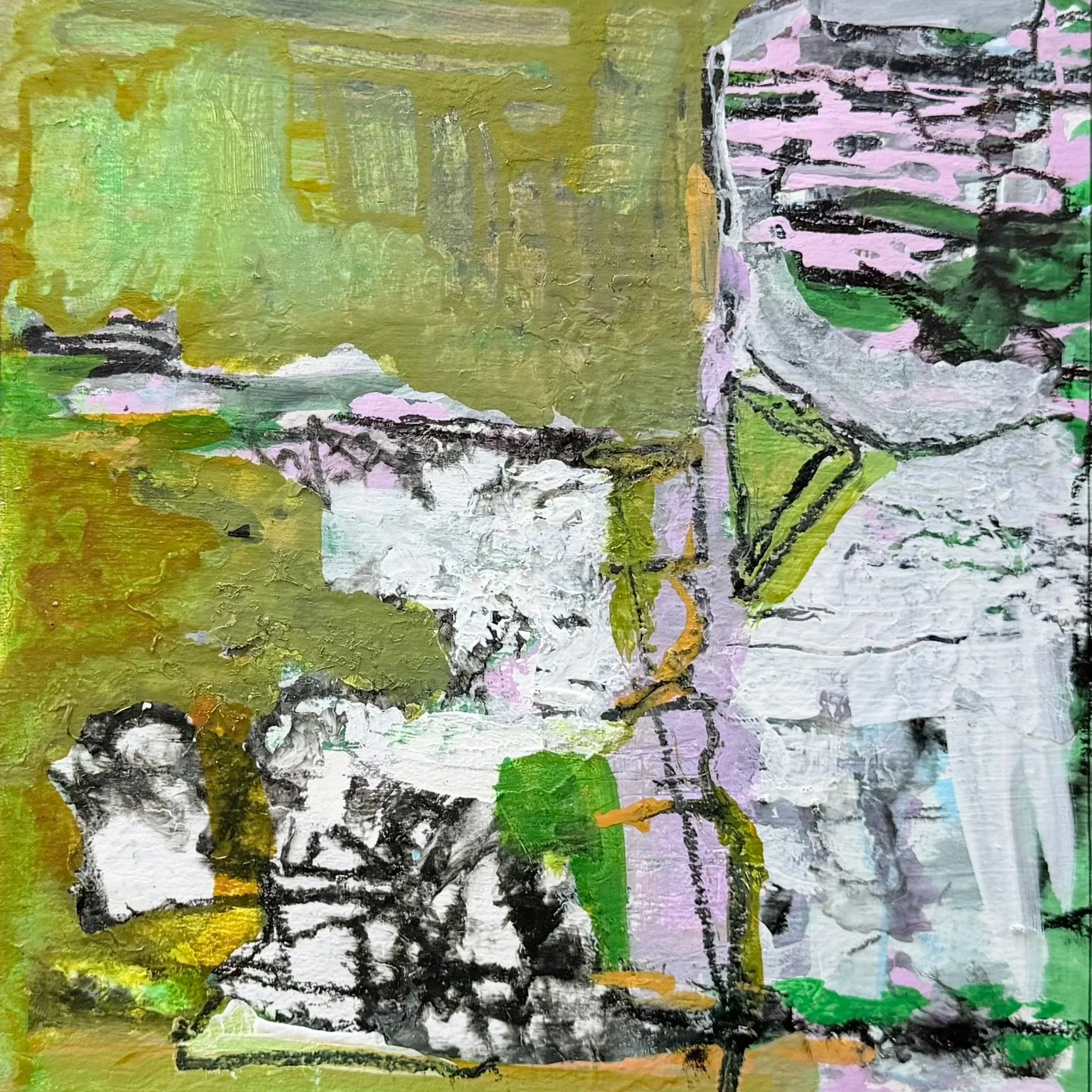Missing Piece
 9 x 7.75 - Acrylic and Pastel