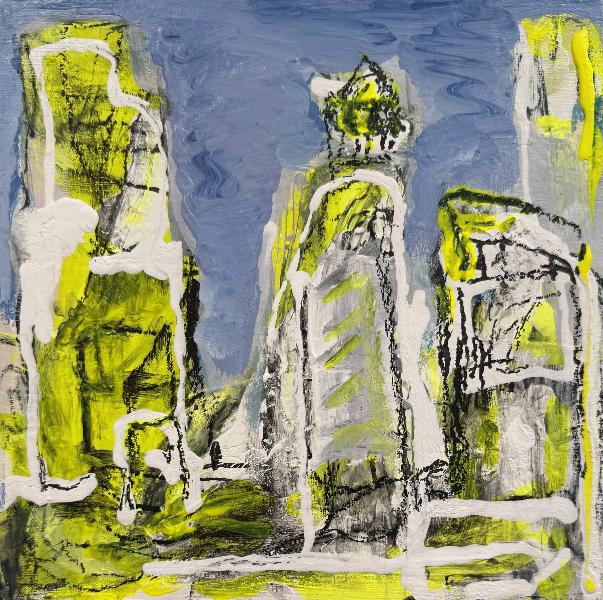 New York City I
 8 x 8 – Acrylic 
 $225