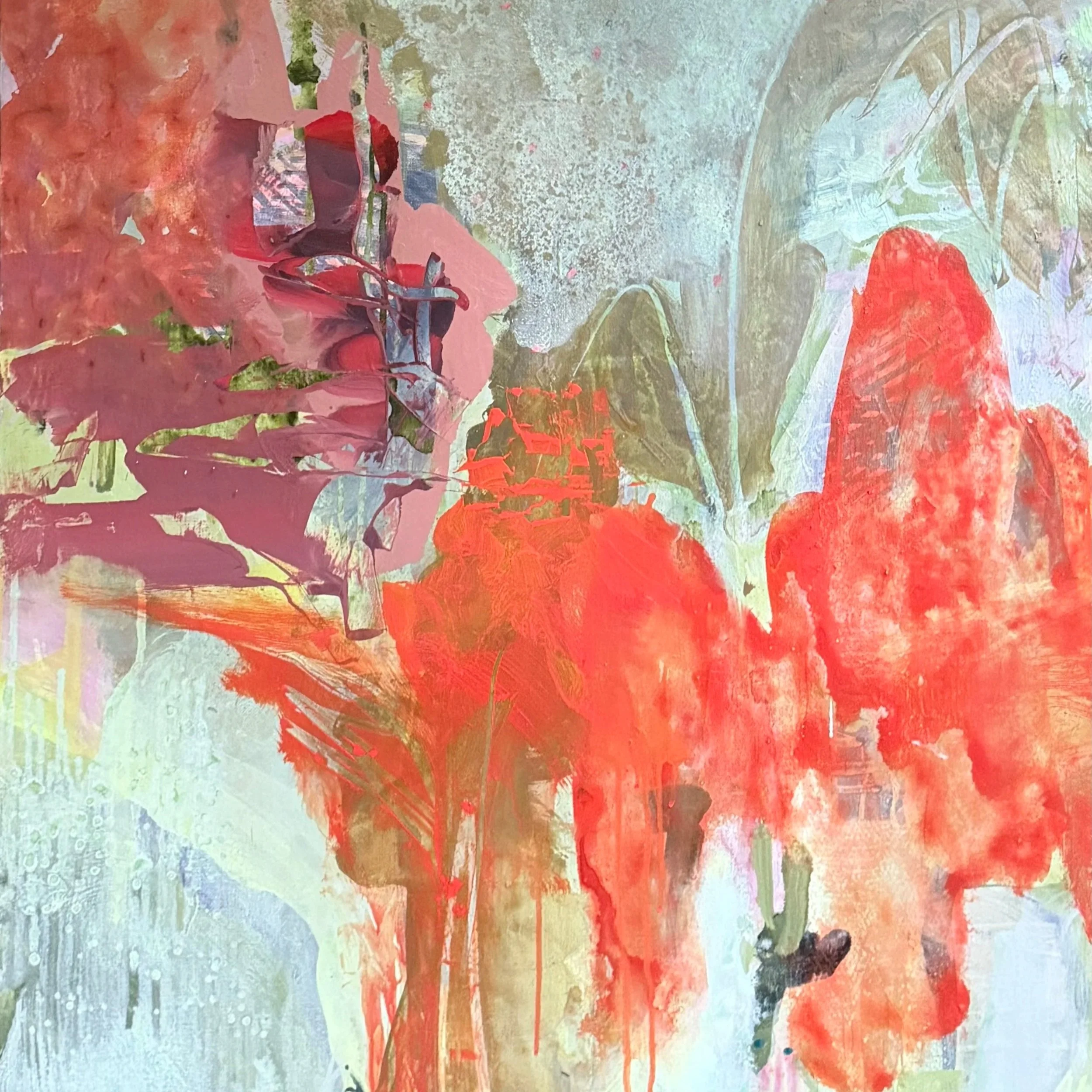 August Stroll
 35 x 27 – Acrylic