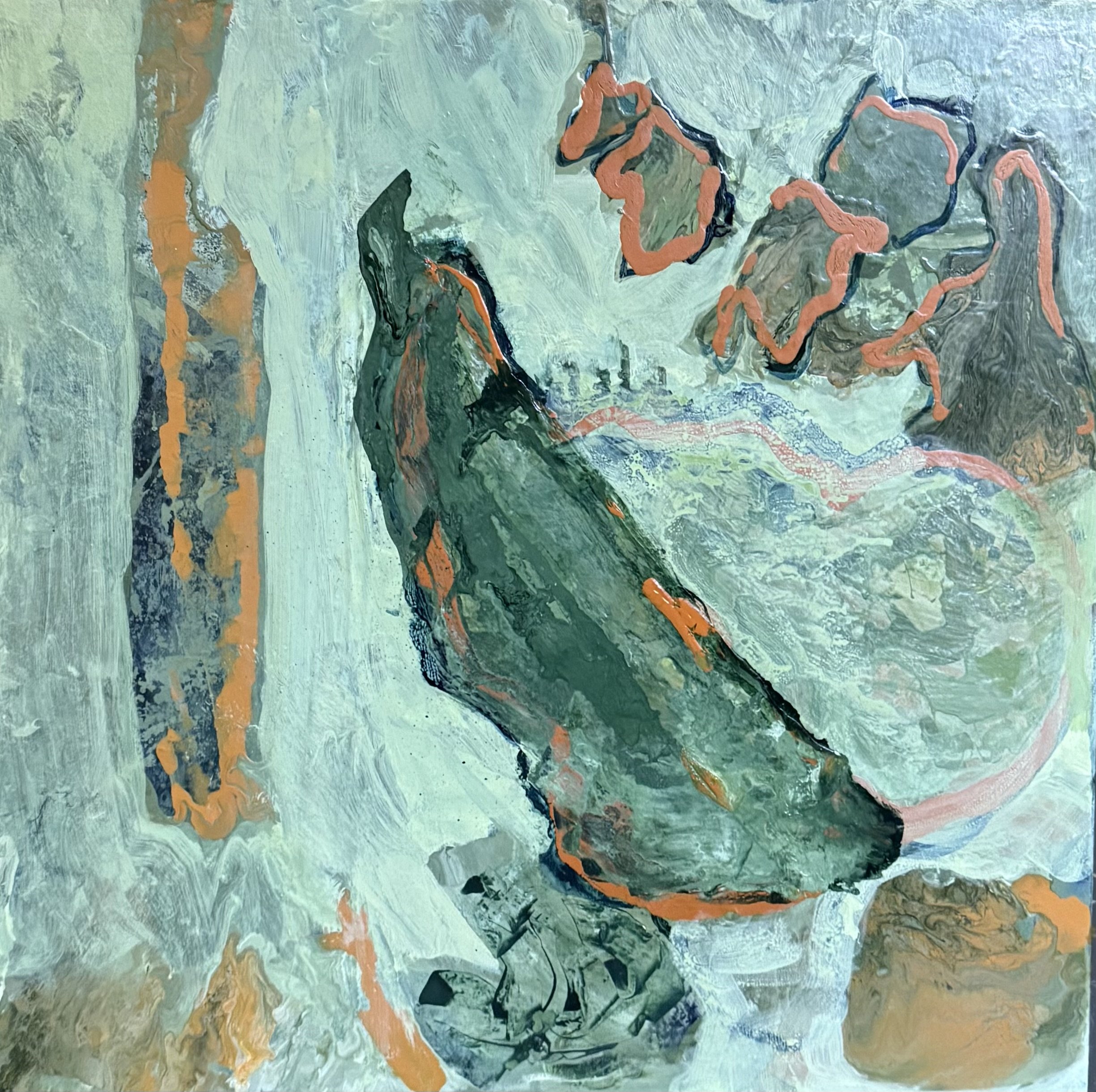 Dance Of The Vegetables
 24 x 24 - Acrylic
 $1,295