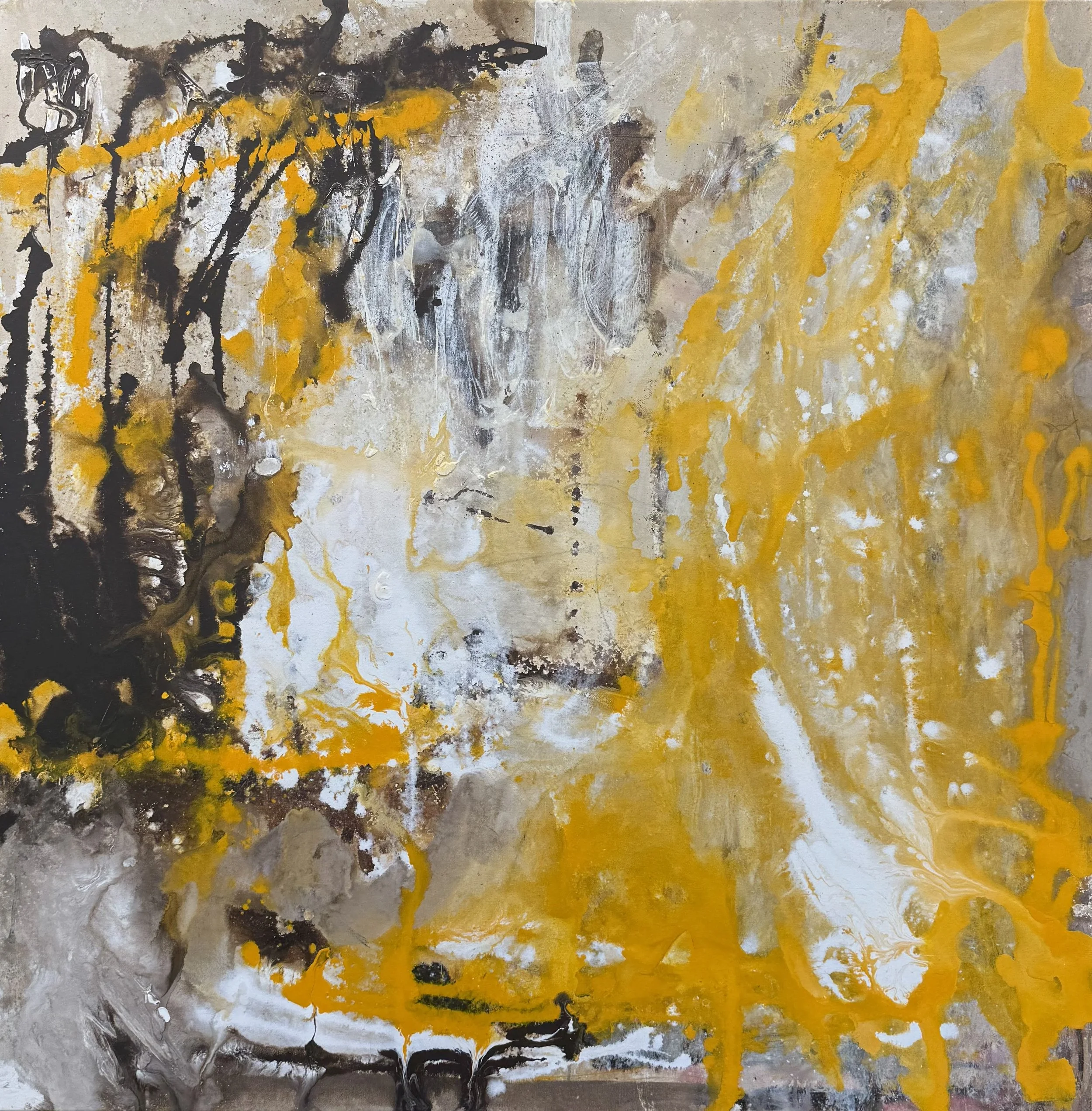 Engulfment 
 48 x 48 - Acrylic
 $4,000