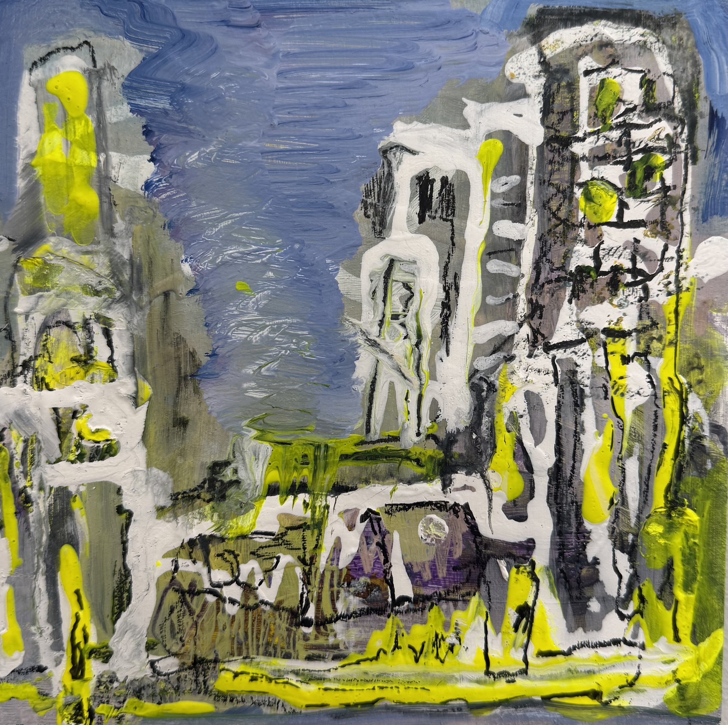 New York City II
 8 x 8 – Acrylic 
 $225