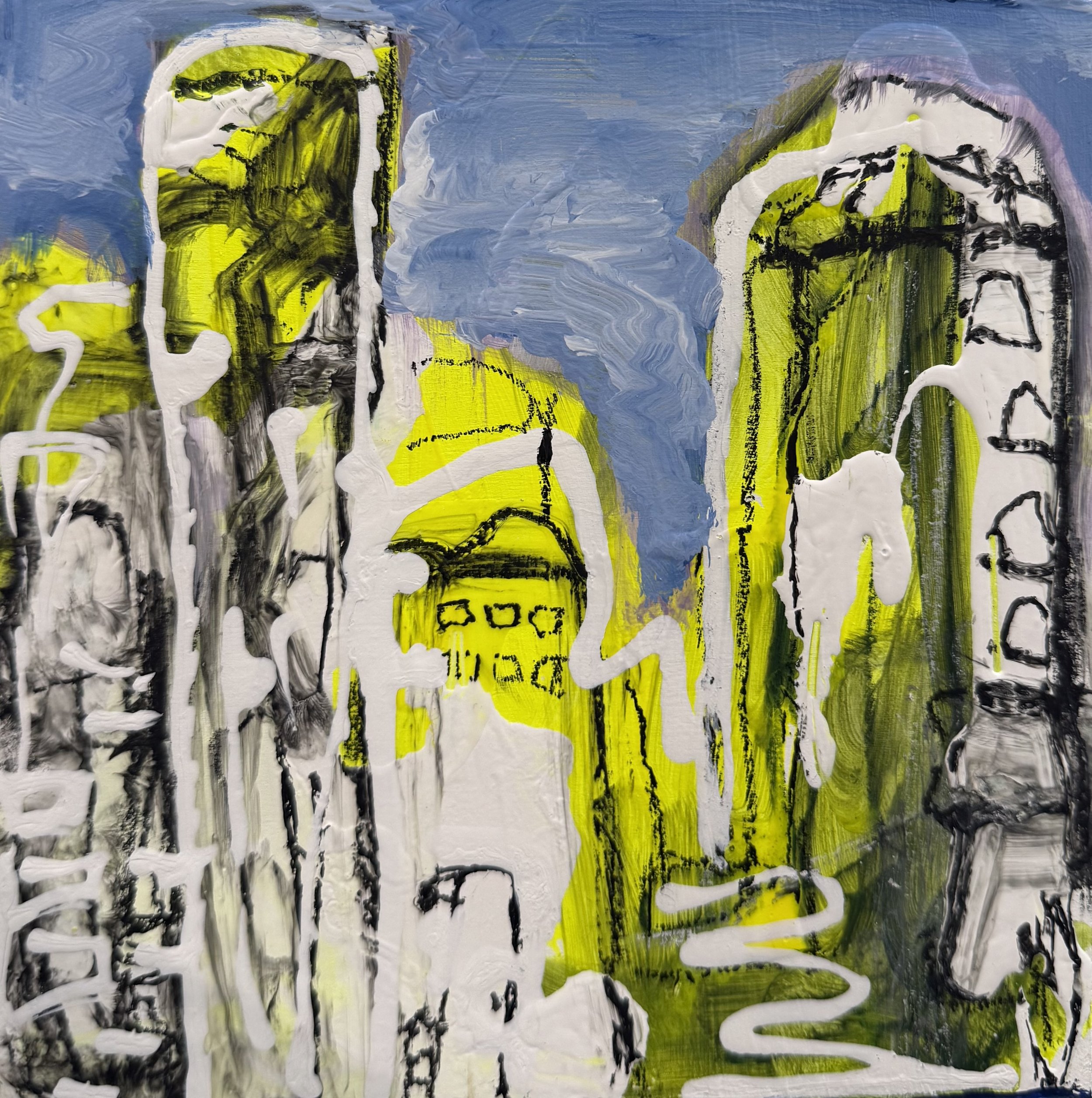 New York City III
 8 x 8 – Acrylic 
 $225