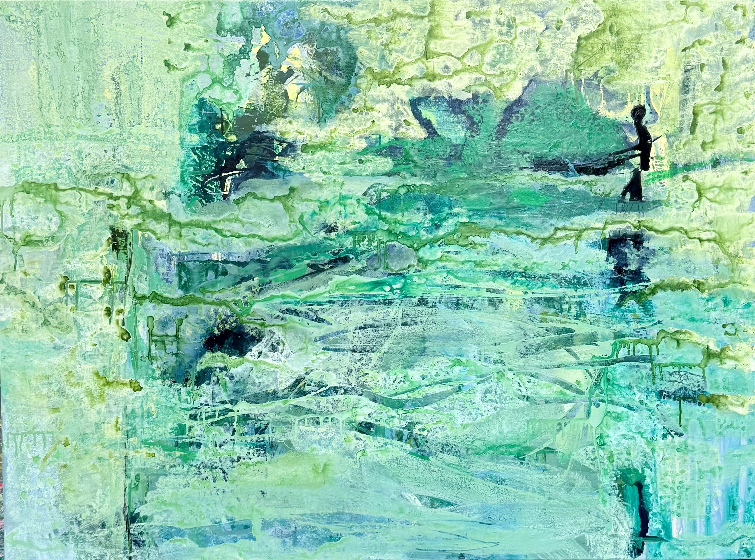River Morning
 36 x 48 – Acrylic