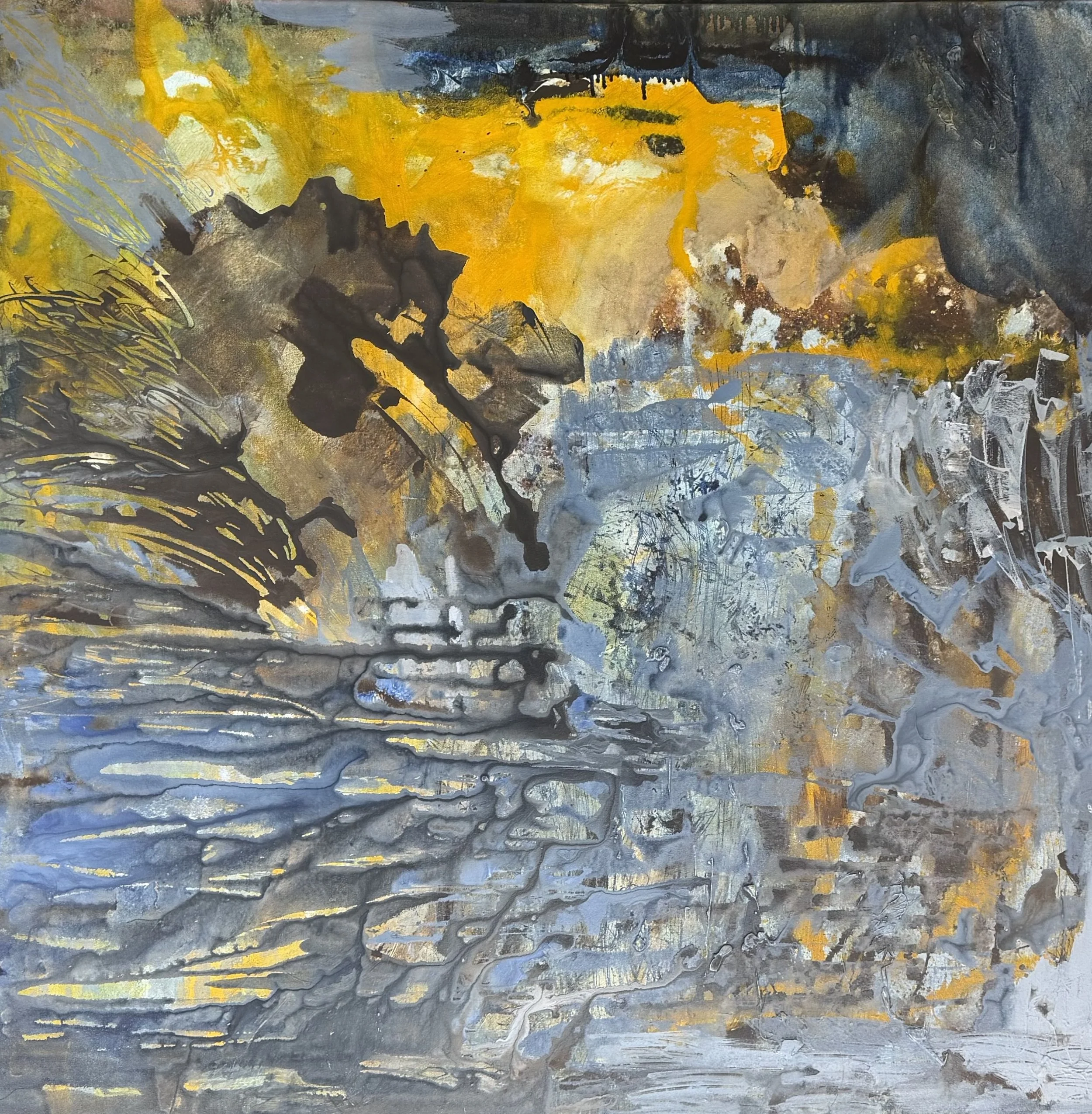 Confluence
 48 x 48 – Acrylic 