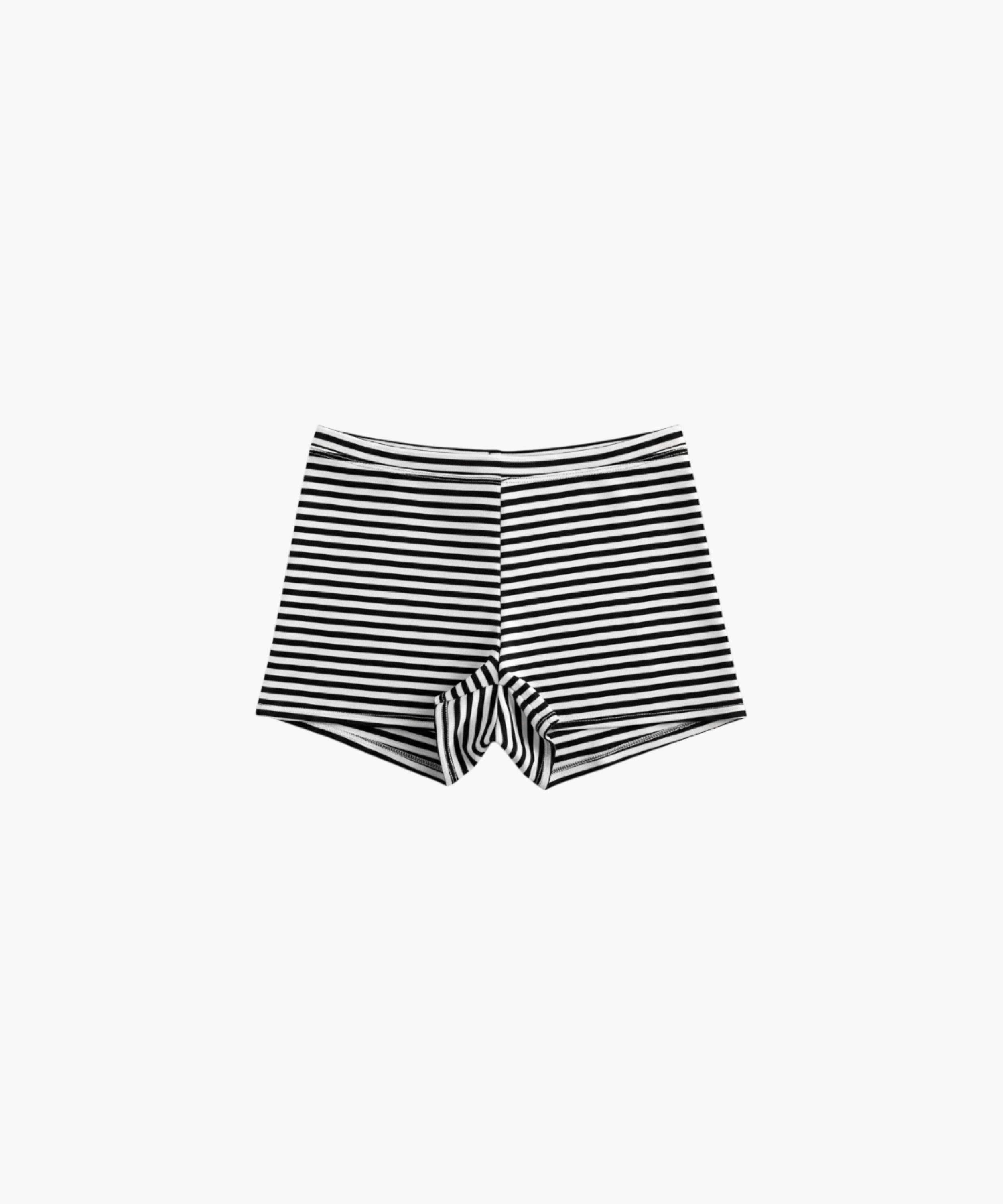 SHORTY RAYÉ NOIR ET BLANC