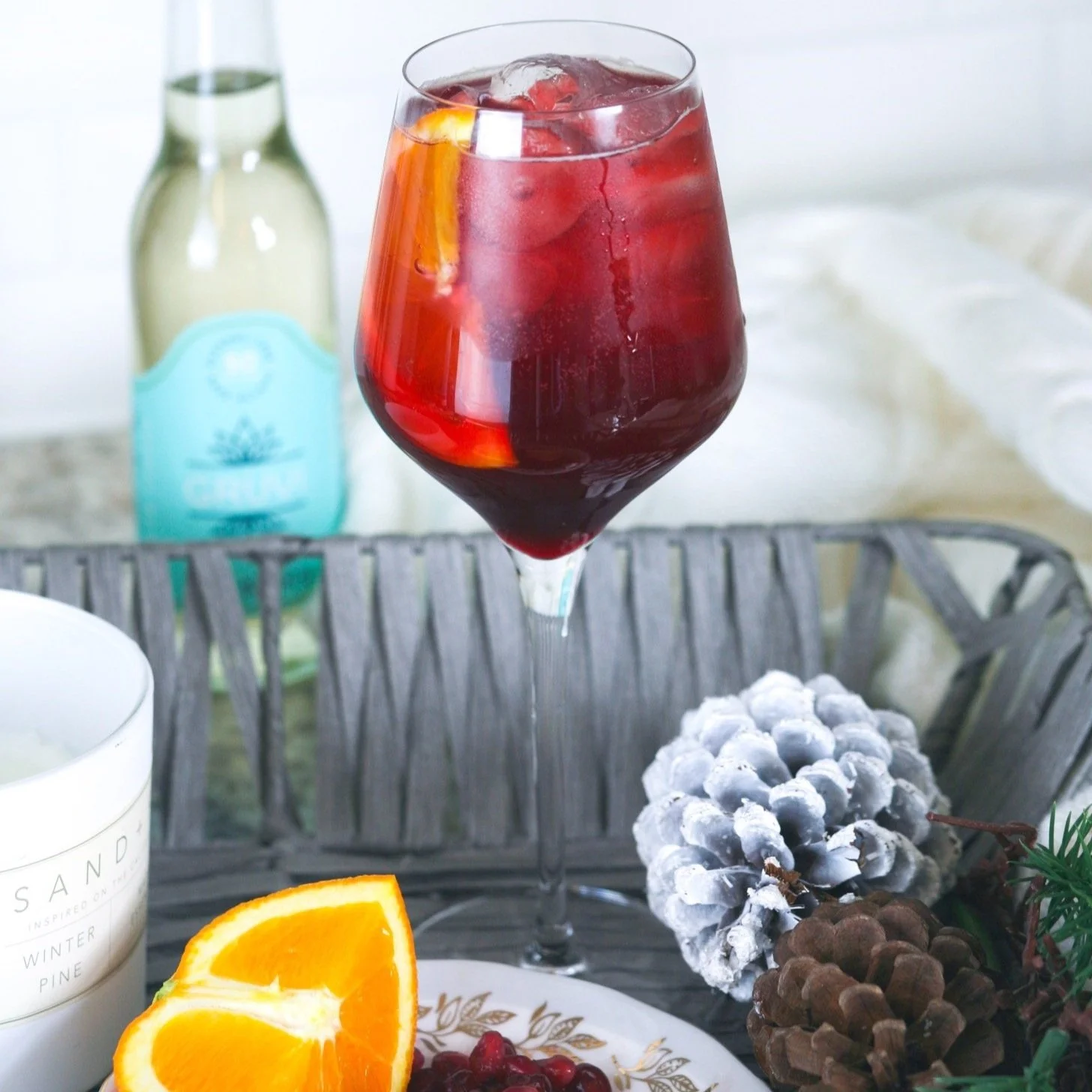 Dry January: Winter Non Alcoholic Aperol Spritz