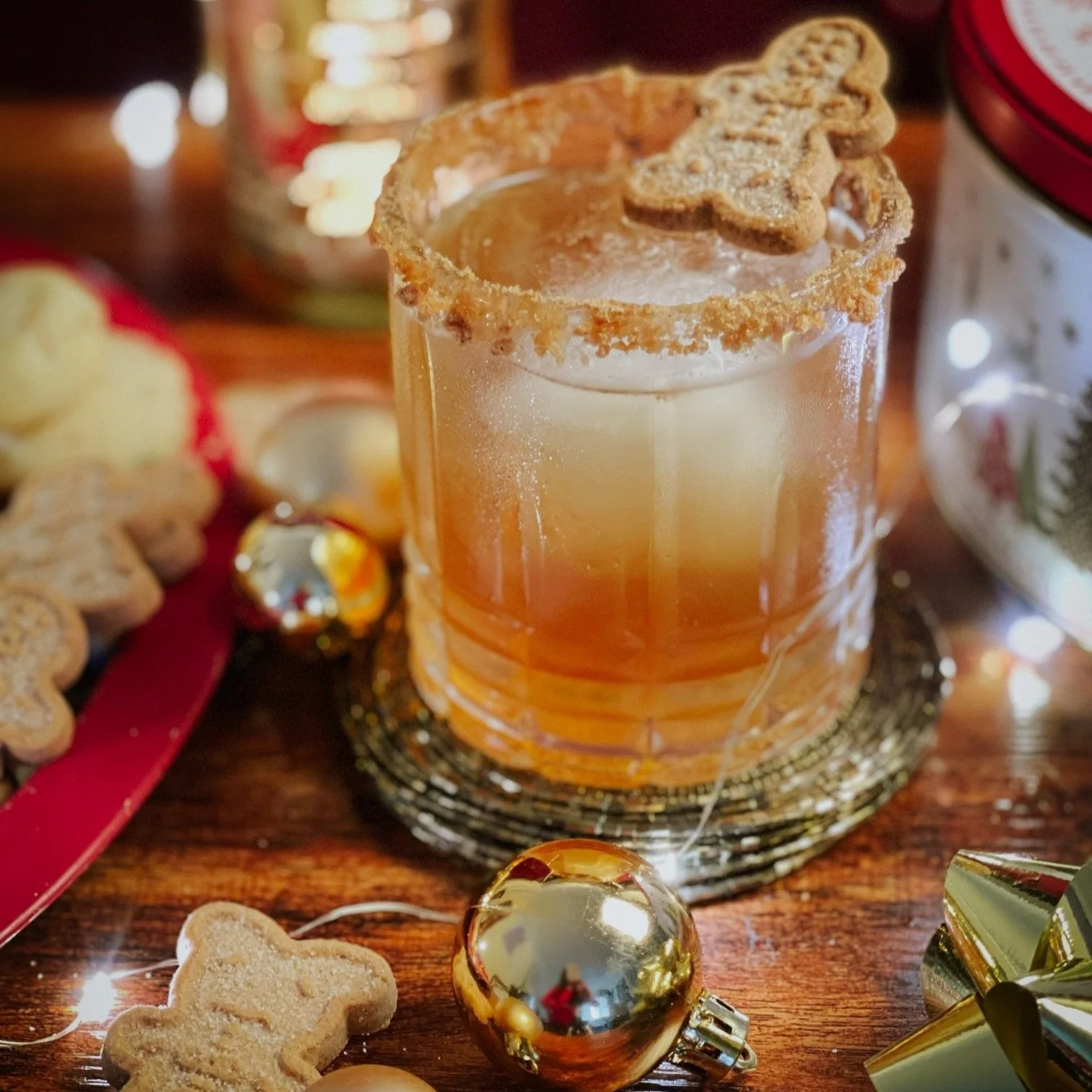 Gingerbread Non Alcoholic Old Fashioned