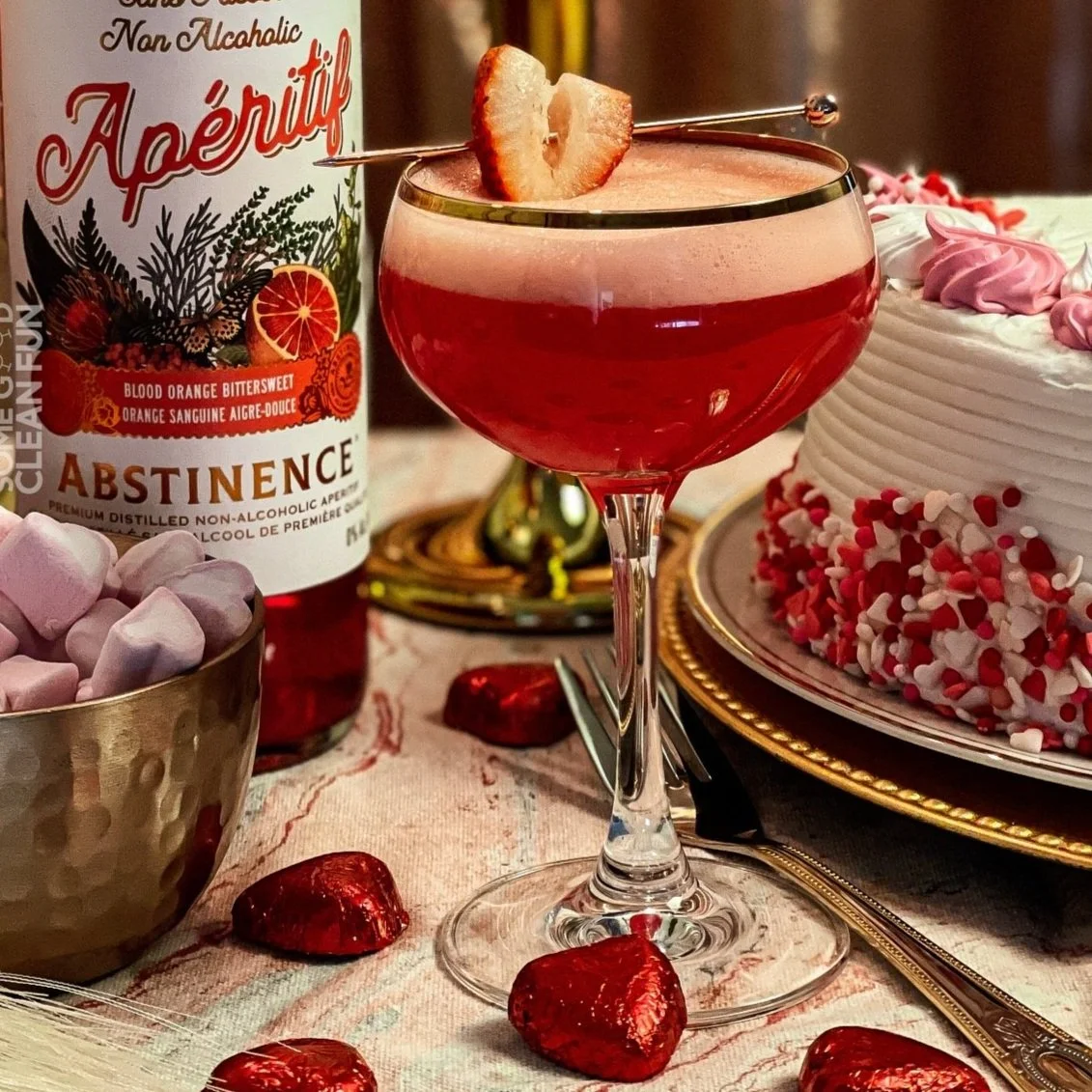 Bitter Sweet Romance: Non Alcoholic Aperol Sour