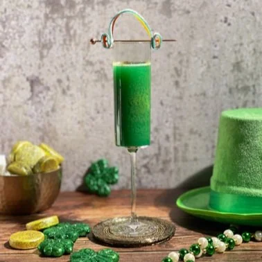 Sparkling Shamrock Mimosa: Our Newest Green Mocktail for St. Pat's Day