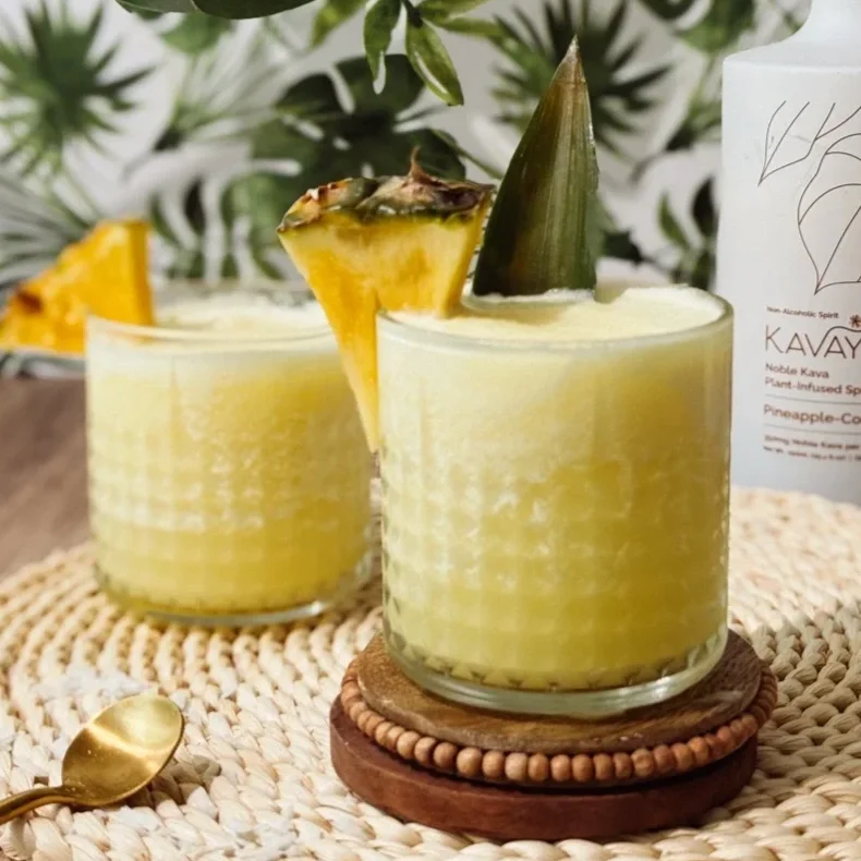Kava Colada with Kavayn Pineapple Coconut Kava Spirit