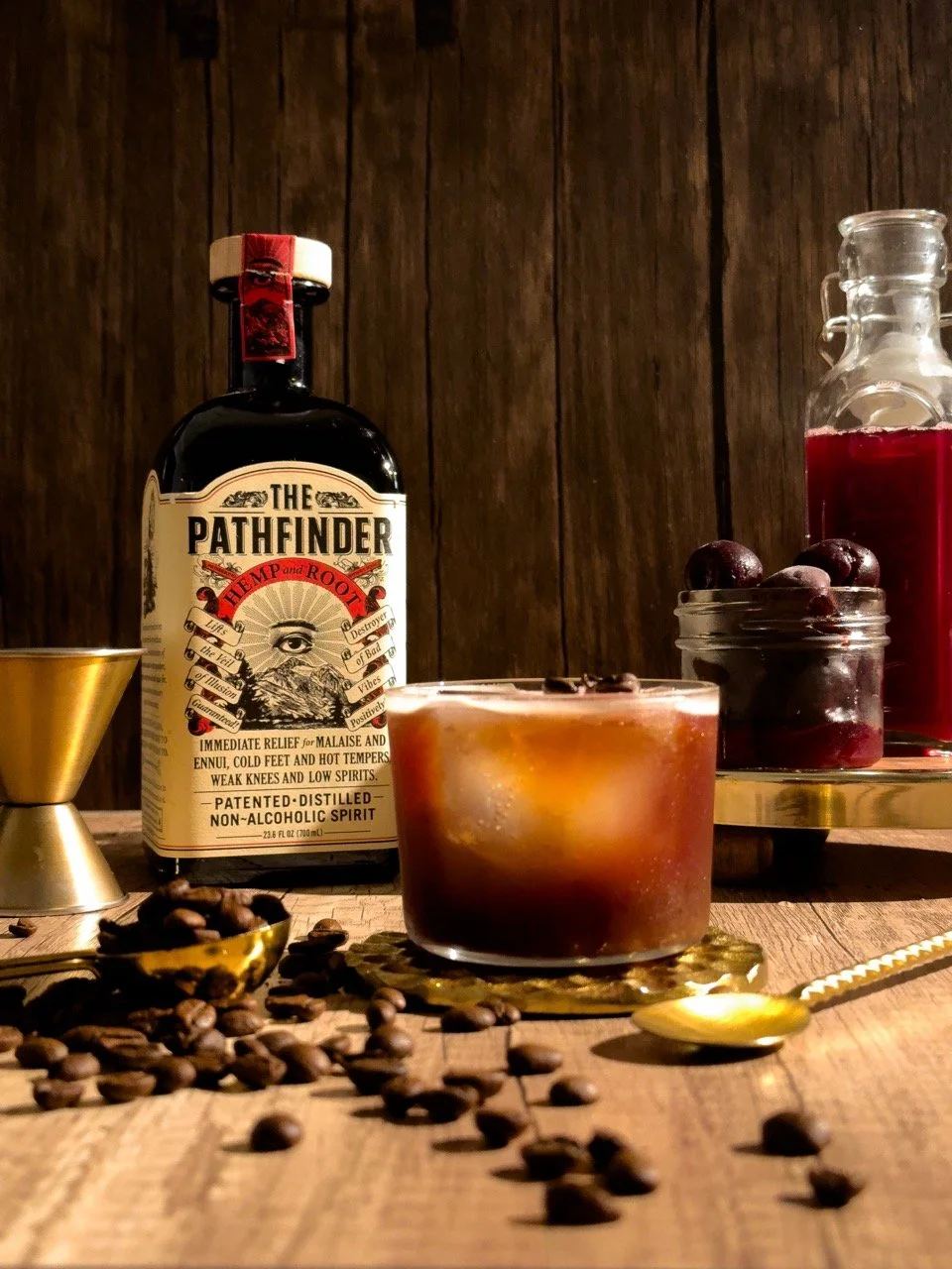 Salted Cherry Espresso Martini Mocktail Salted Cherry Espresso Martini Mocktail