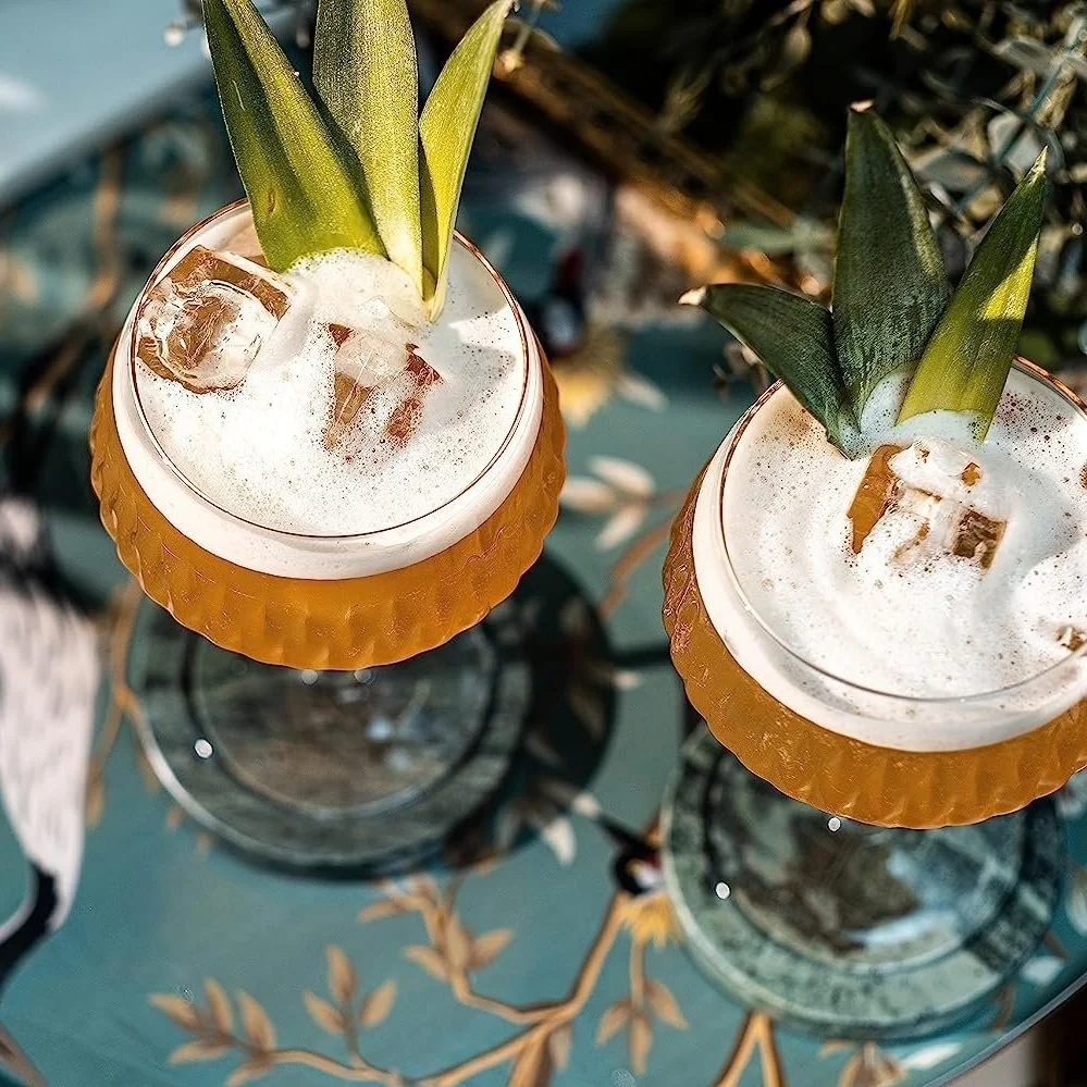 Crystal Coupe Cocktail and Mocktail Glasses (pair)