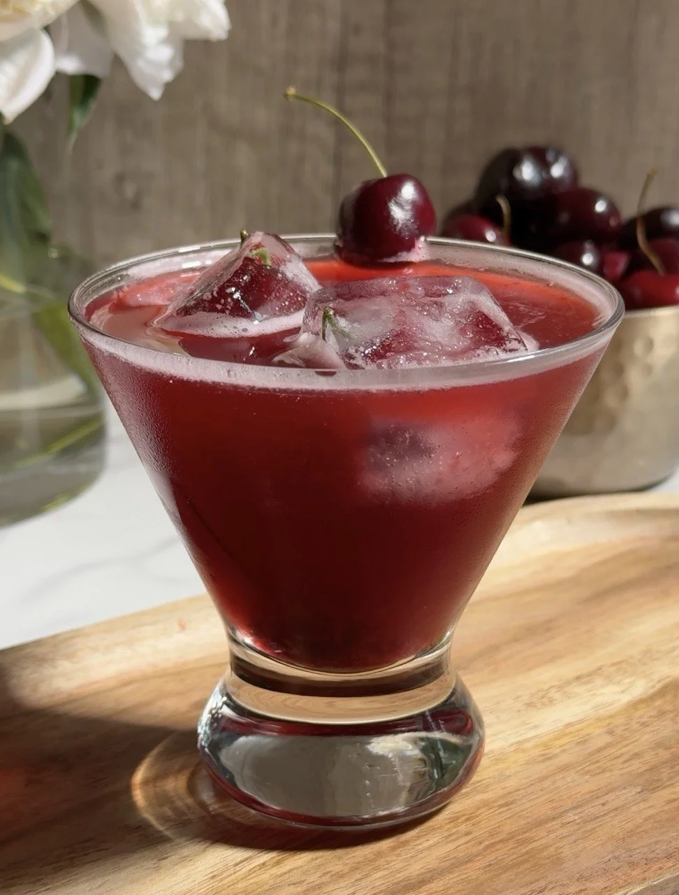 Cherry Negroni Mocktail Cherry Negroni Mocktail