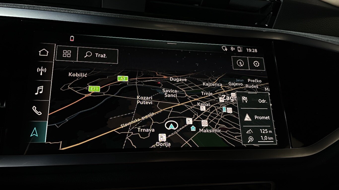 Audi Q3 navigacija
