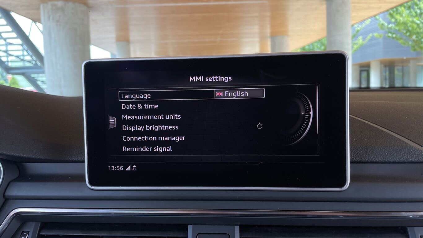 Audi S5 Quattro postavke multimedije