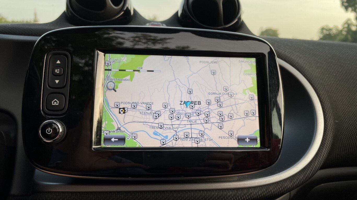 Smart ForTwo navigacija