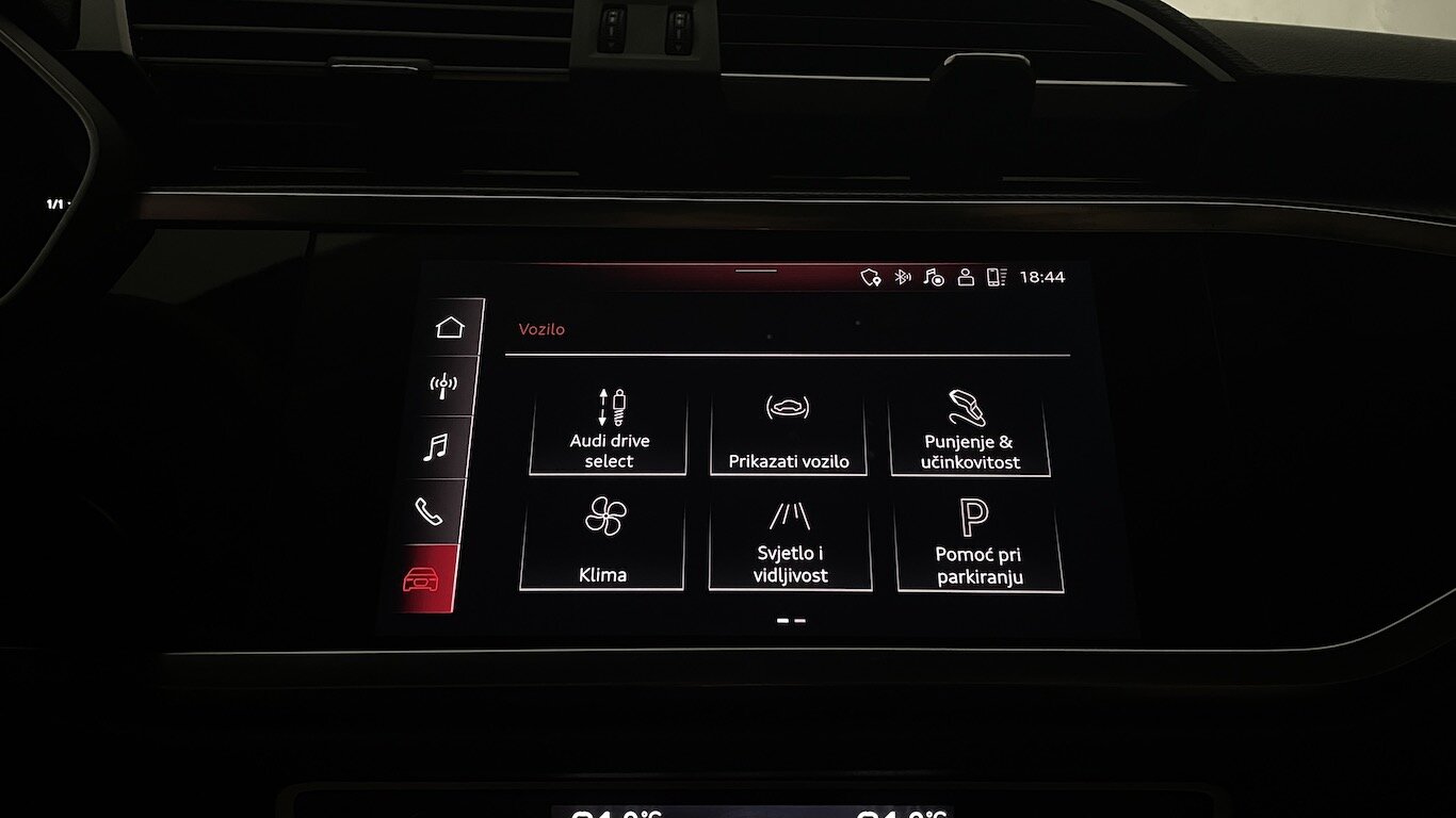 Audi Q3 Sportback opcije vozila