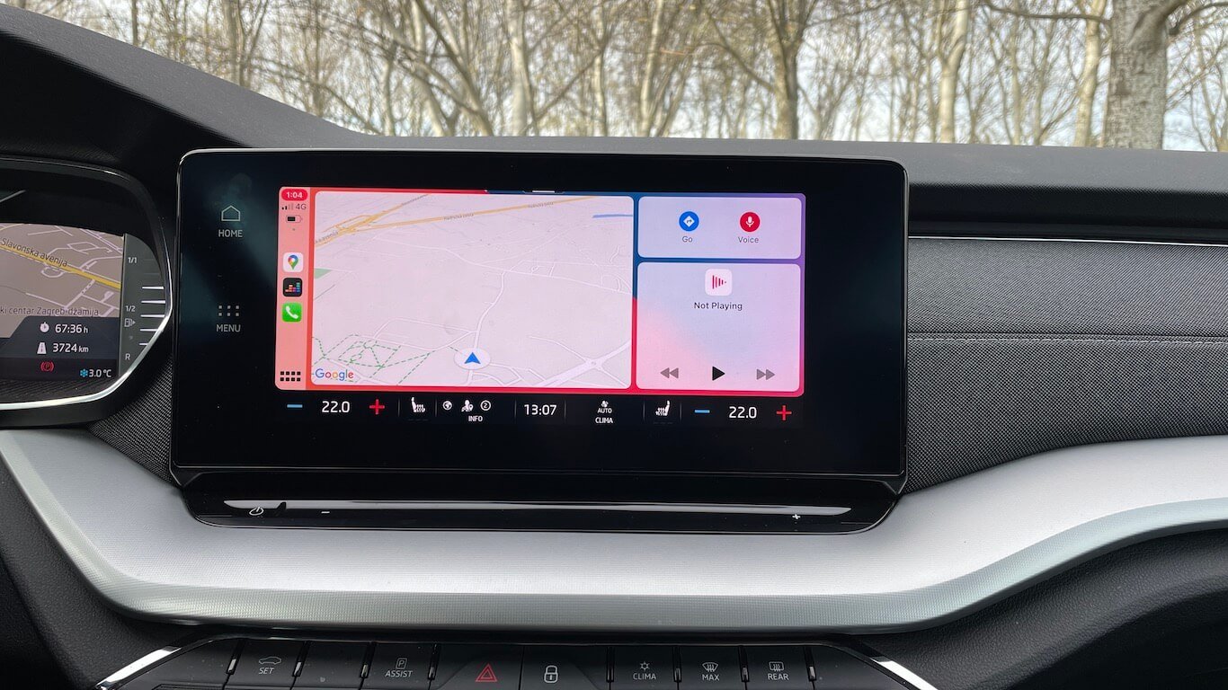 Škoda Octavia Apple CarPlay