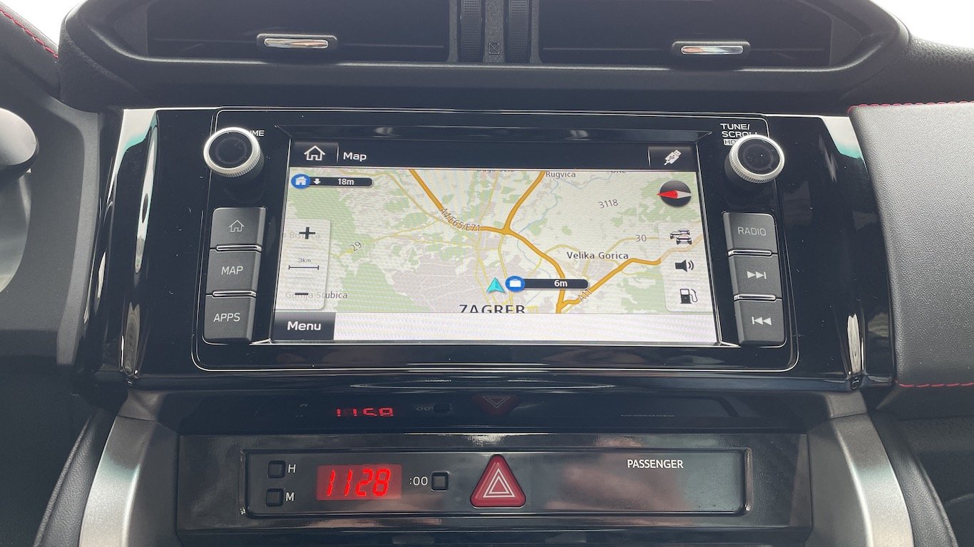 Subaru BRZ navigacija