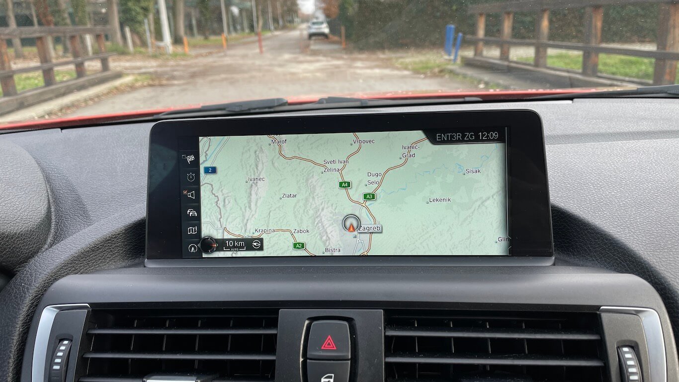 BMW 118d navigacija