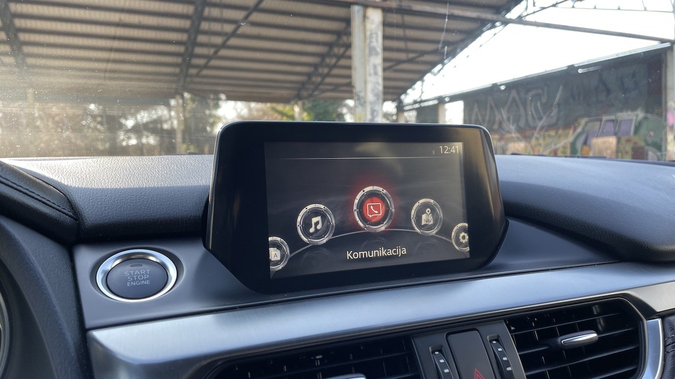Mazda 6 home screen