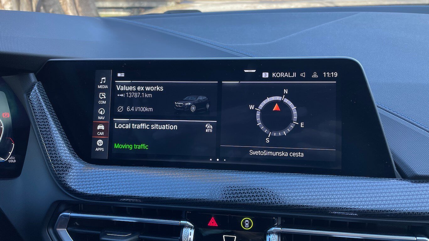 BMW serije 1 (F40) 118d M Sport home screen