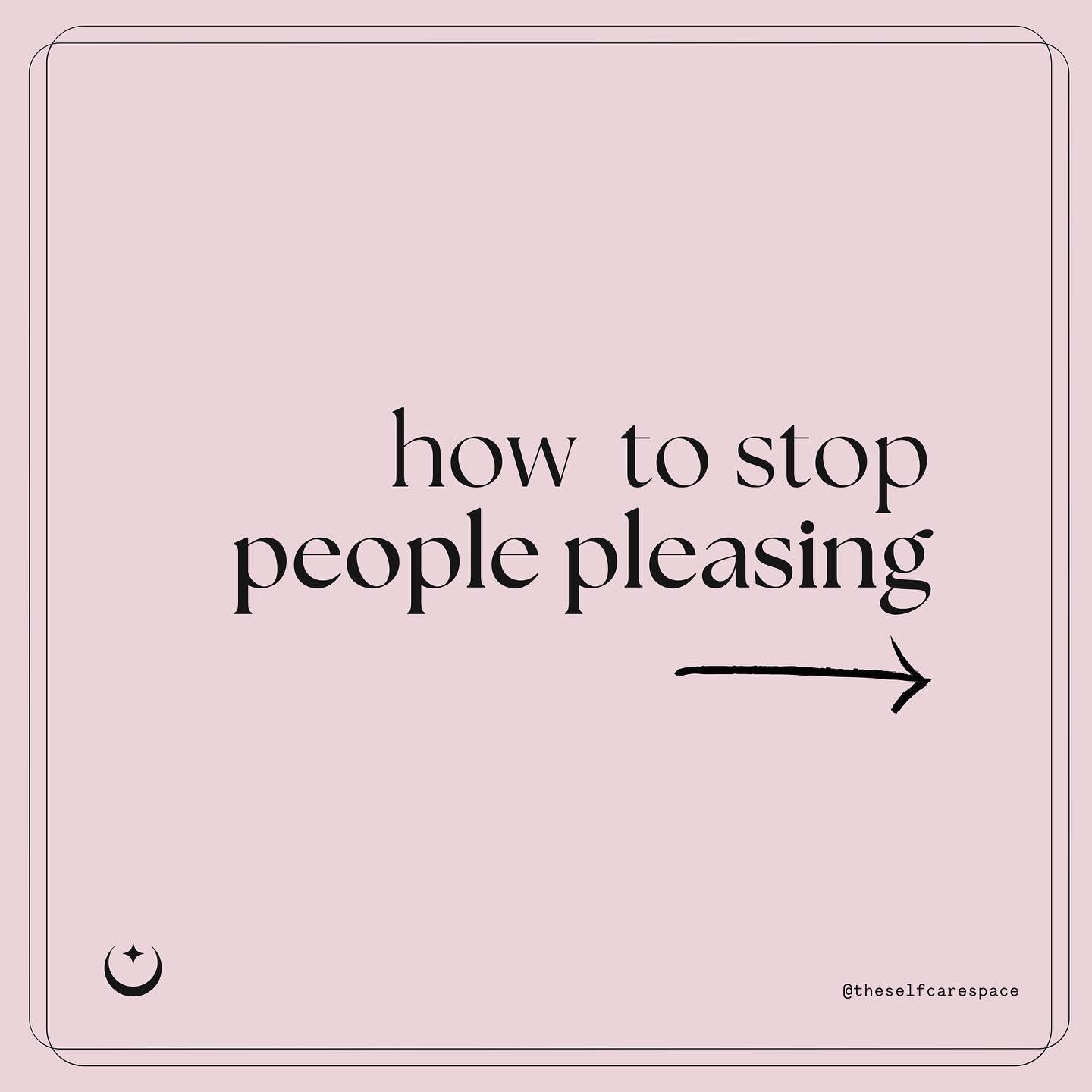 Breaking free from people pleasing habits may not be easy, but it is possible. 

One important step is to practice self-awareness and learn to recognize when you are putting others&rsquo; needs before your own in ways that are self-abandoning. 

Anot